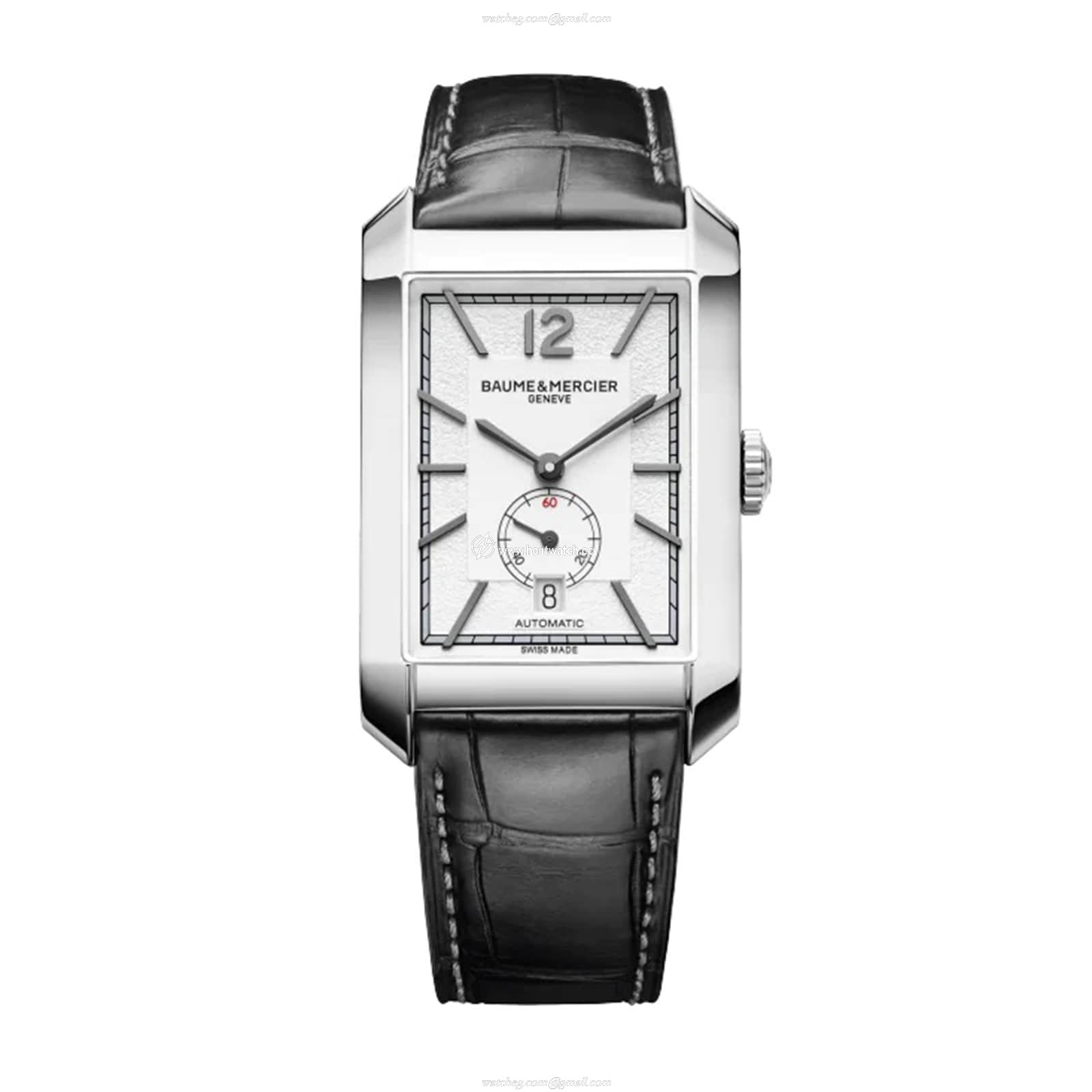 Baume & Mercier Hampton M0A10528 - Stainless Steel Quartz Watch - White Dial
