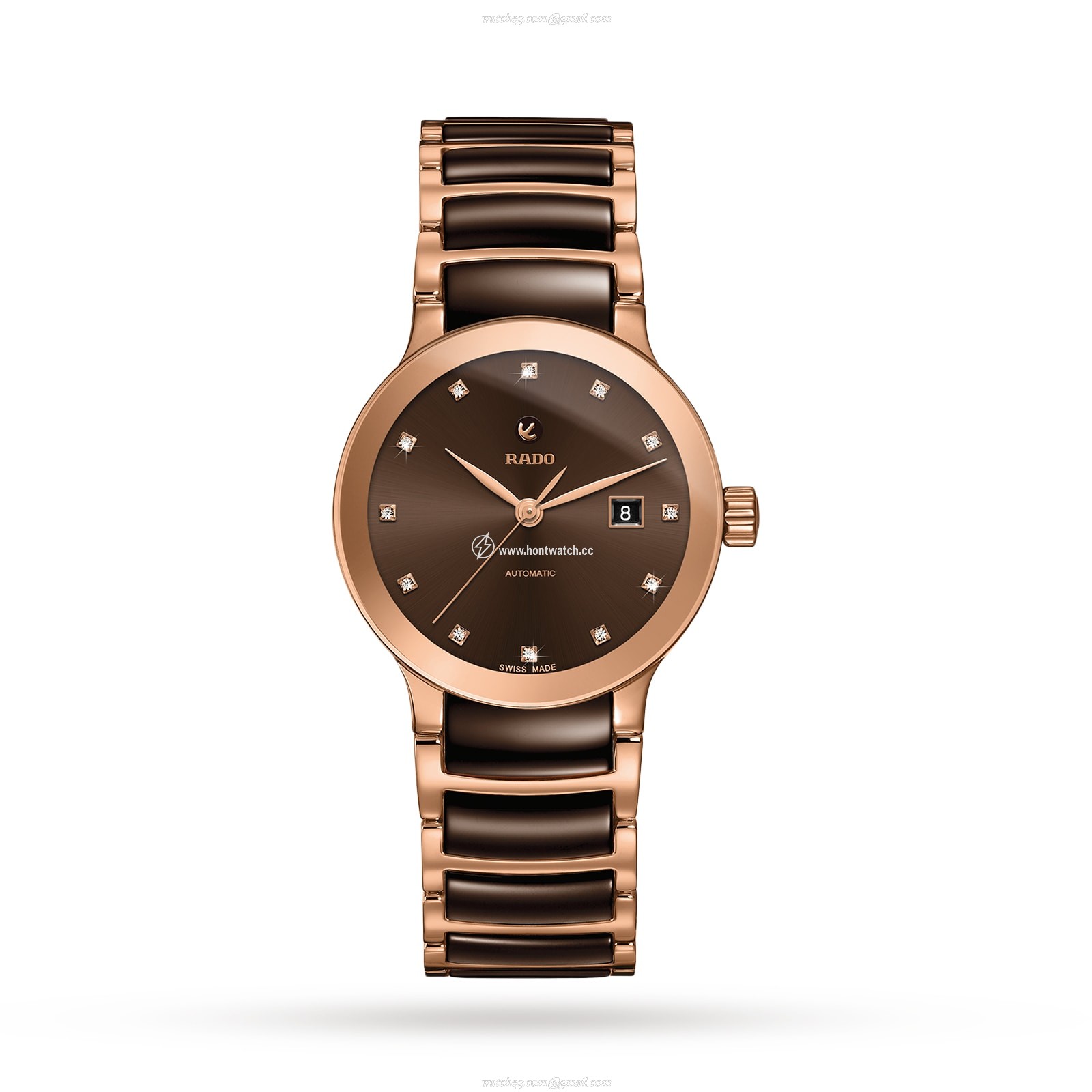 Rado Centrix R30183752 Automatic Brown Ceramic Watch | 31mm