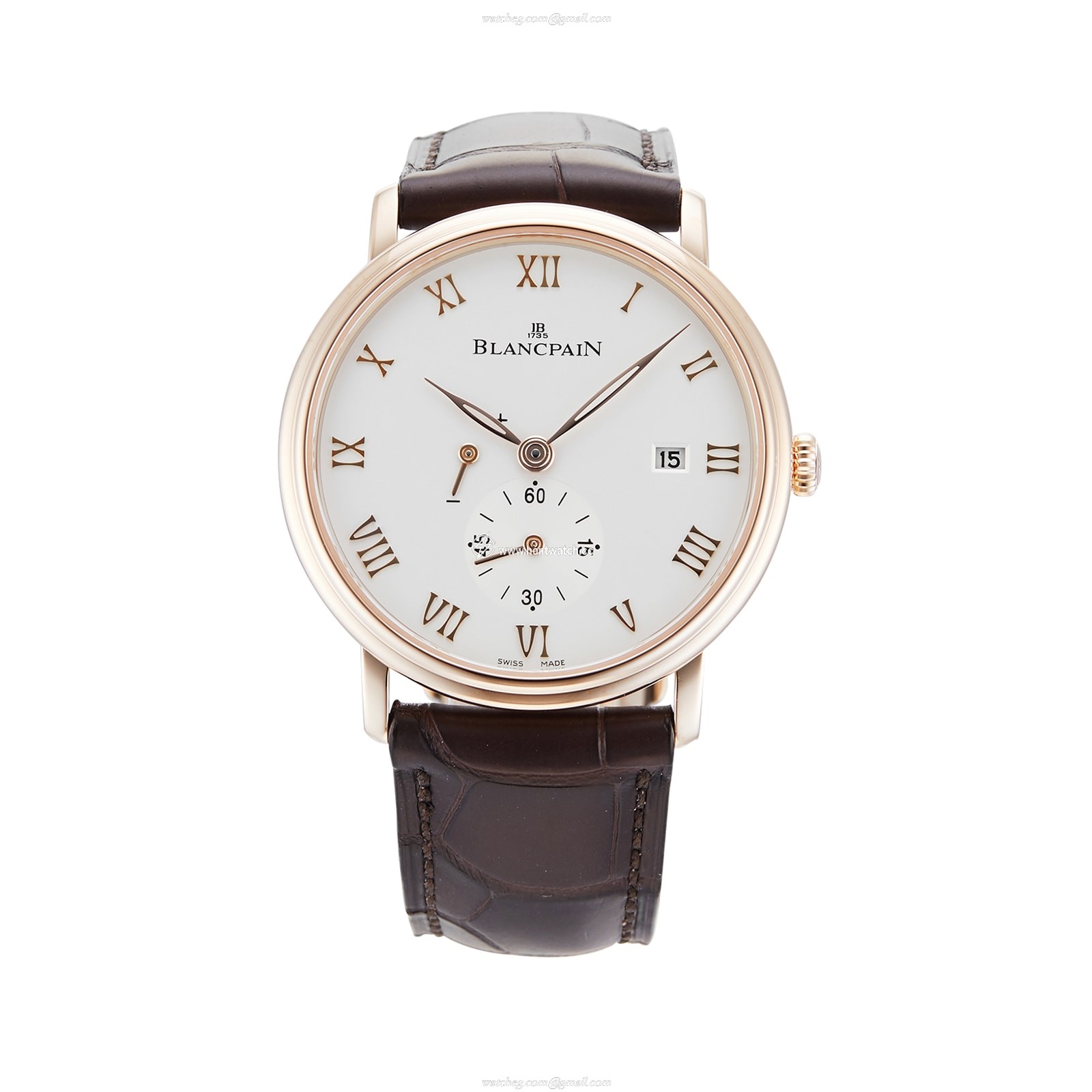 Blancpain Villeret 6606-3642-55B Rose Gold 40mm Manual Winding Watch