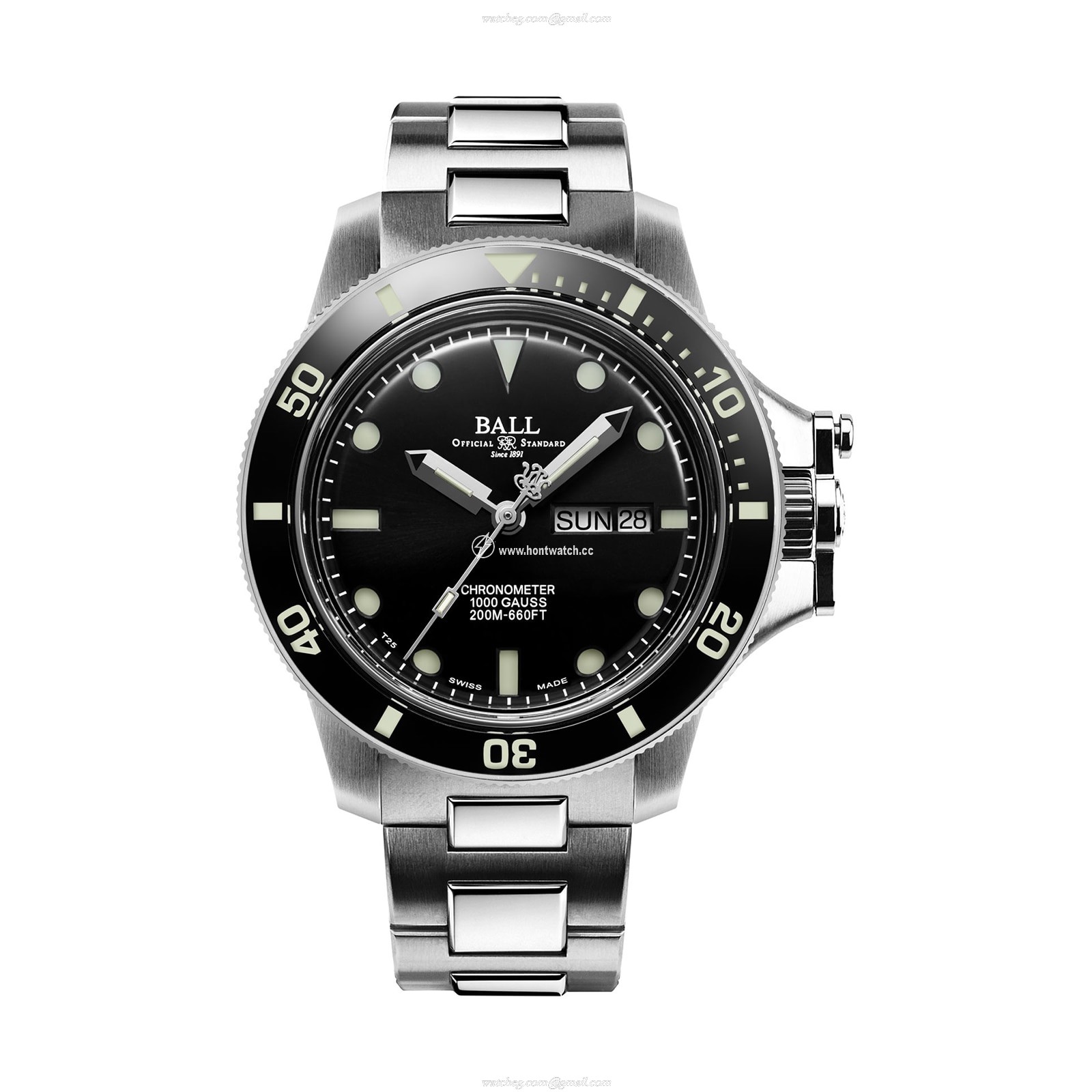 BALL Engineer Hydrocarbon DM2218B-SCJ-BK | Automatic Black Dial | 43mm Stainless Steel