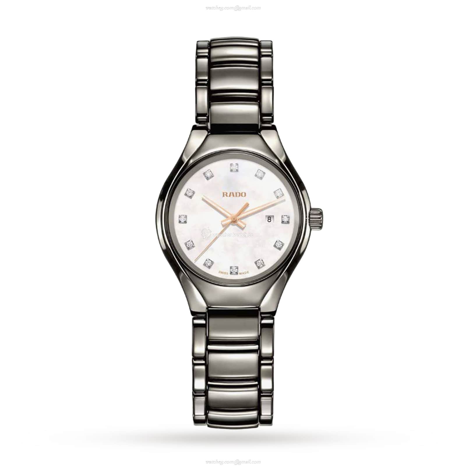 Rado True R27060902 Ladies Watch - 30mm Stainless Steel & Ceramic | Quartz