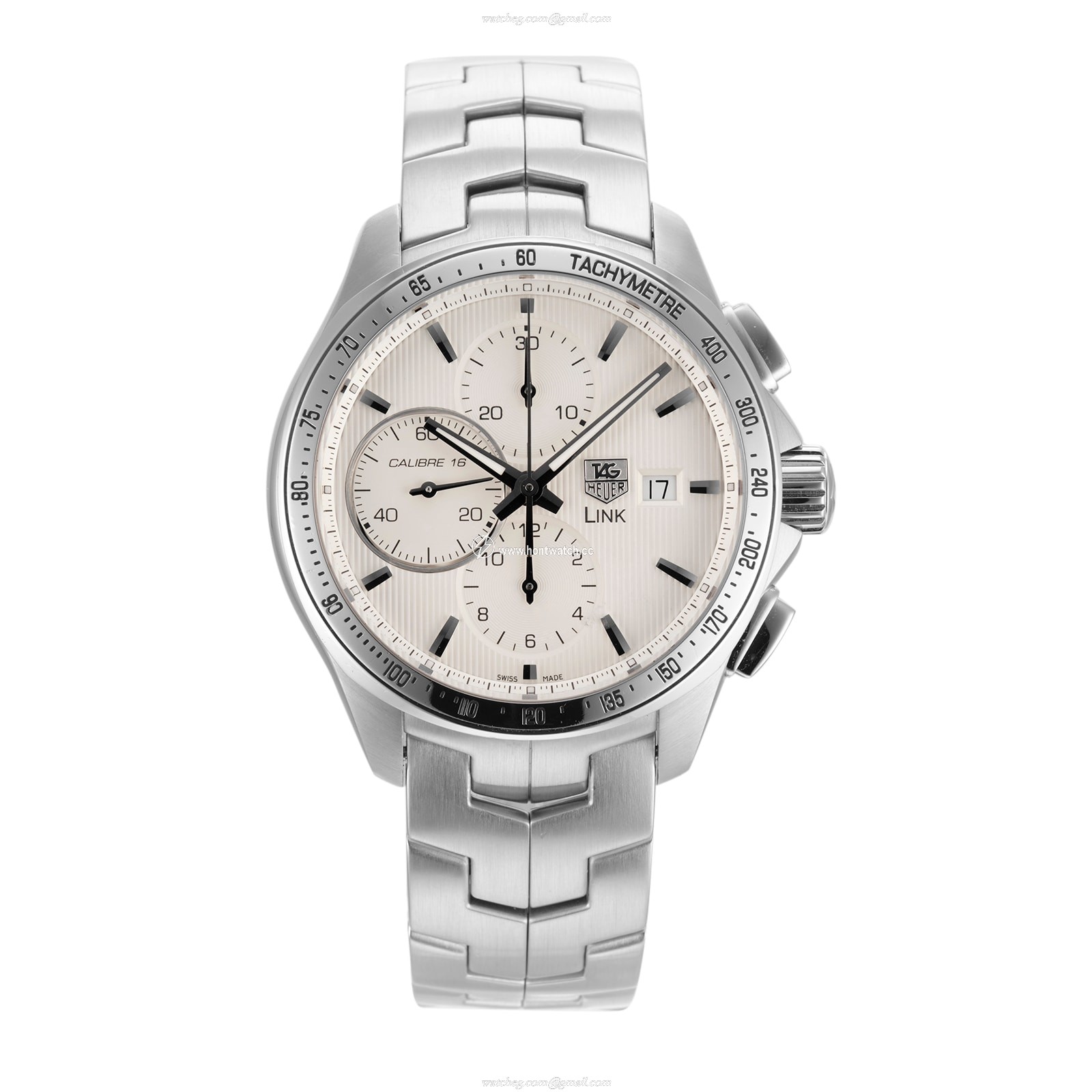 Pre-Owned TAG Heuer Link Automatic Chronograph | 43mm Silver Dial