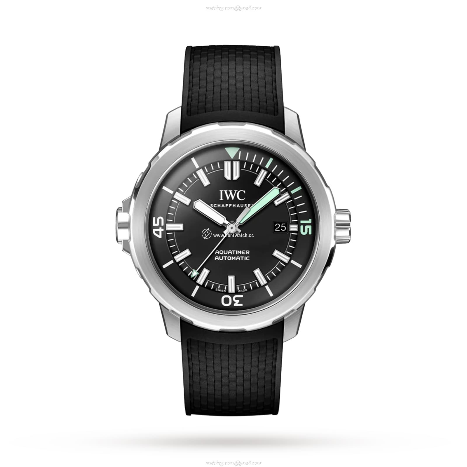 IWC Aquatimer IW328802 | 43mm Stainless Steel Automatic Black Replica