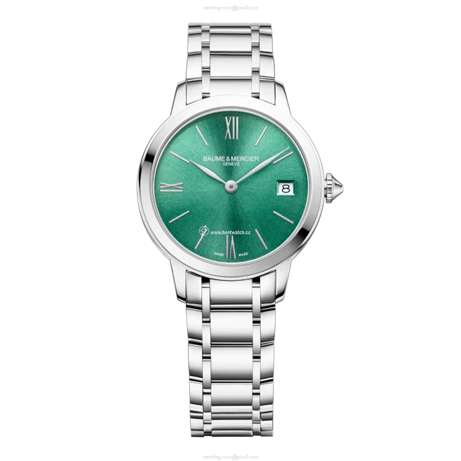Baume & Mercier Classima M0A10609 | Green Dial | Stainless Steel Quartz Watch