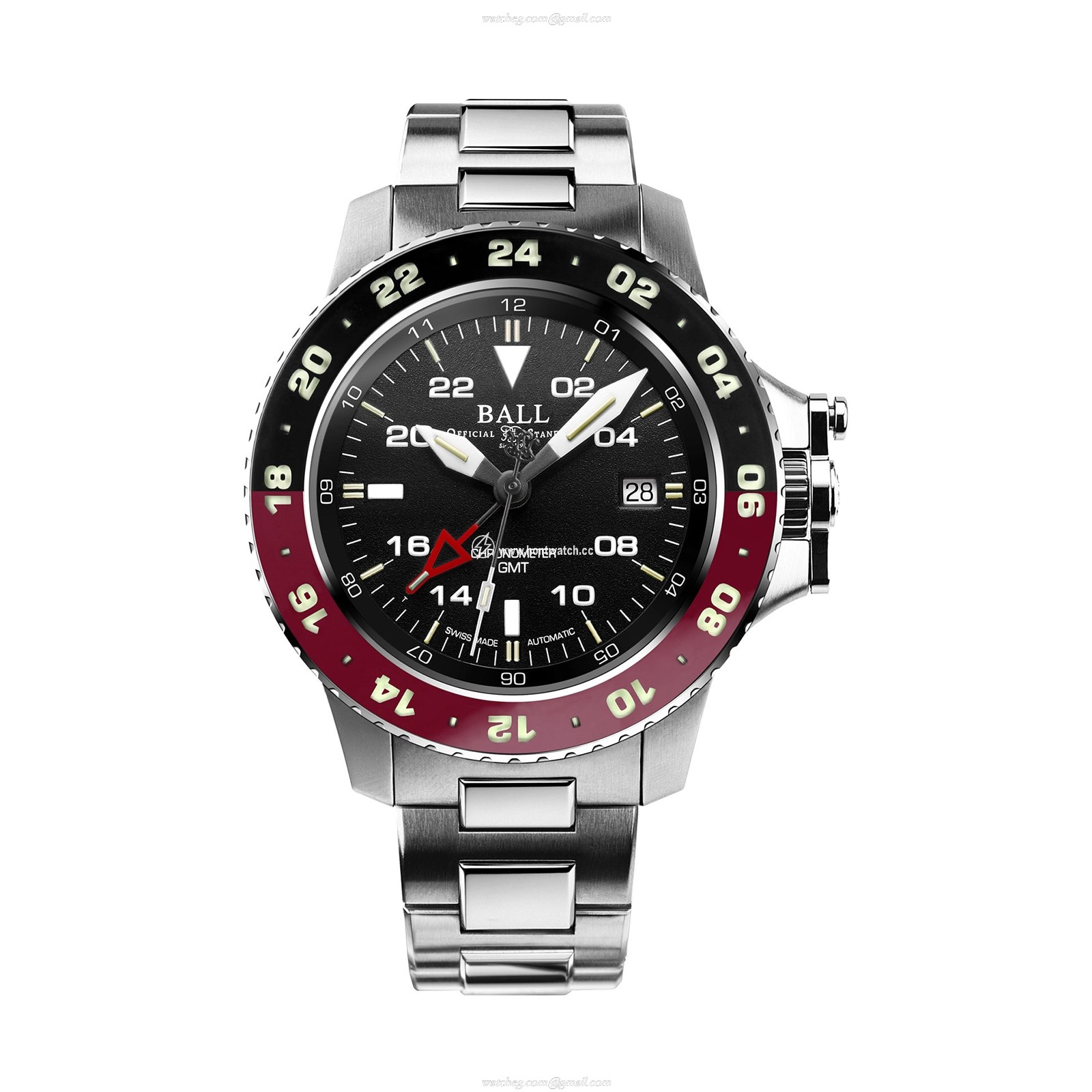 BALL Engineer Hydrocarbon DG2118C-S3C-BK | Automatic Black Dial | 40mm Stainless Steel