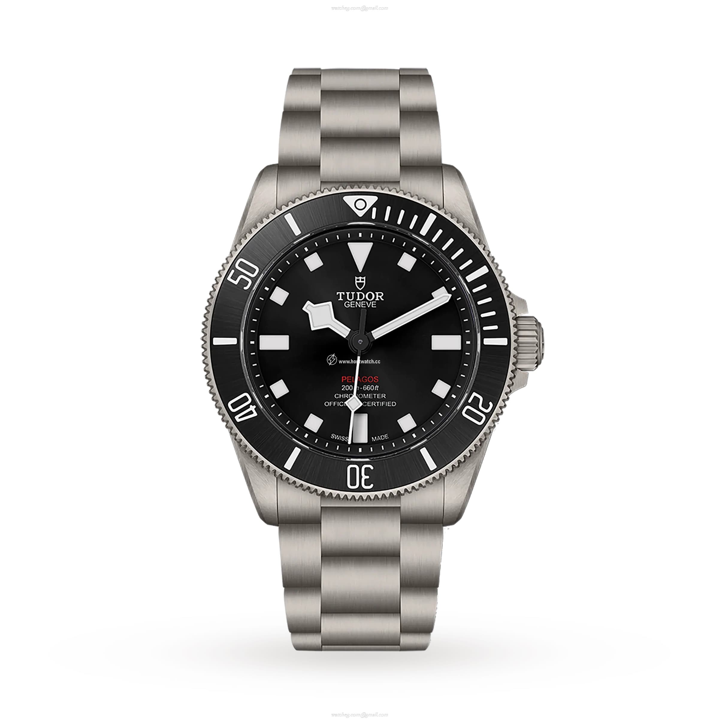 Tudor Pelagos 39mm Titanium Automatic Watch - Black Dial - 200M Water Resistant