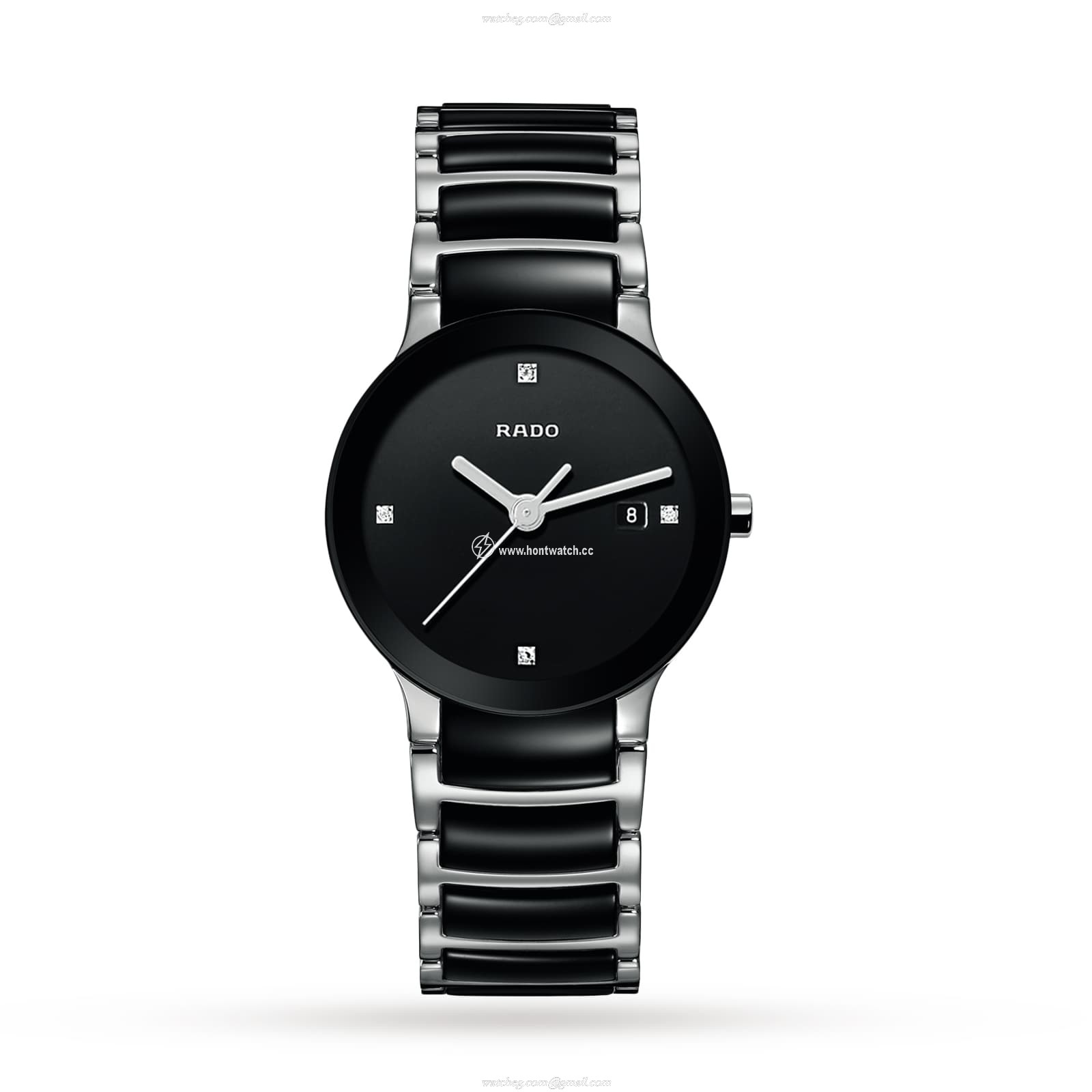 Rado Centrix R30935712 Ceramic Quartz Black Watch | 31mm