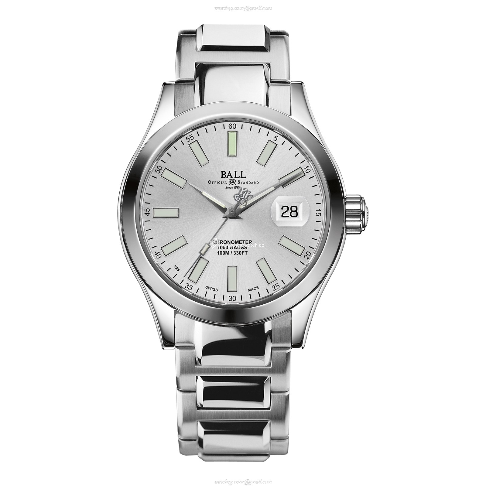 BALL Engineer III NM9026C-S6CJ-SL Silver Automatic Watch - 40mm Stainless Steel