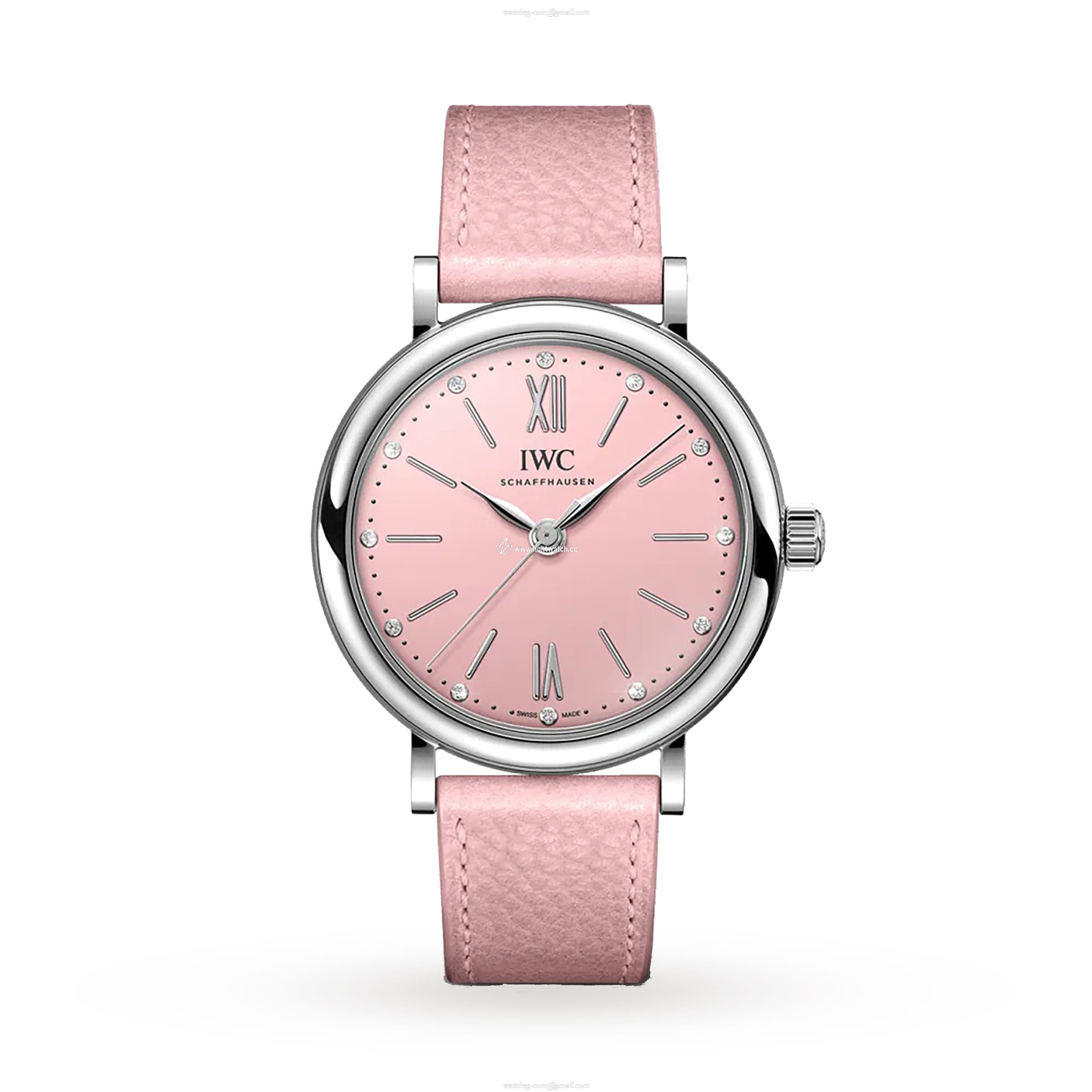 IWC Portofino IW357417 | 34mm Pink Dial | Automatic | Stainless Steel