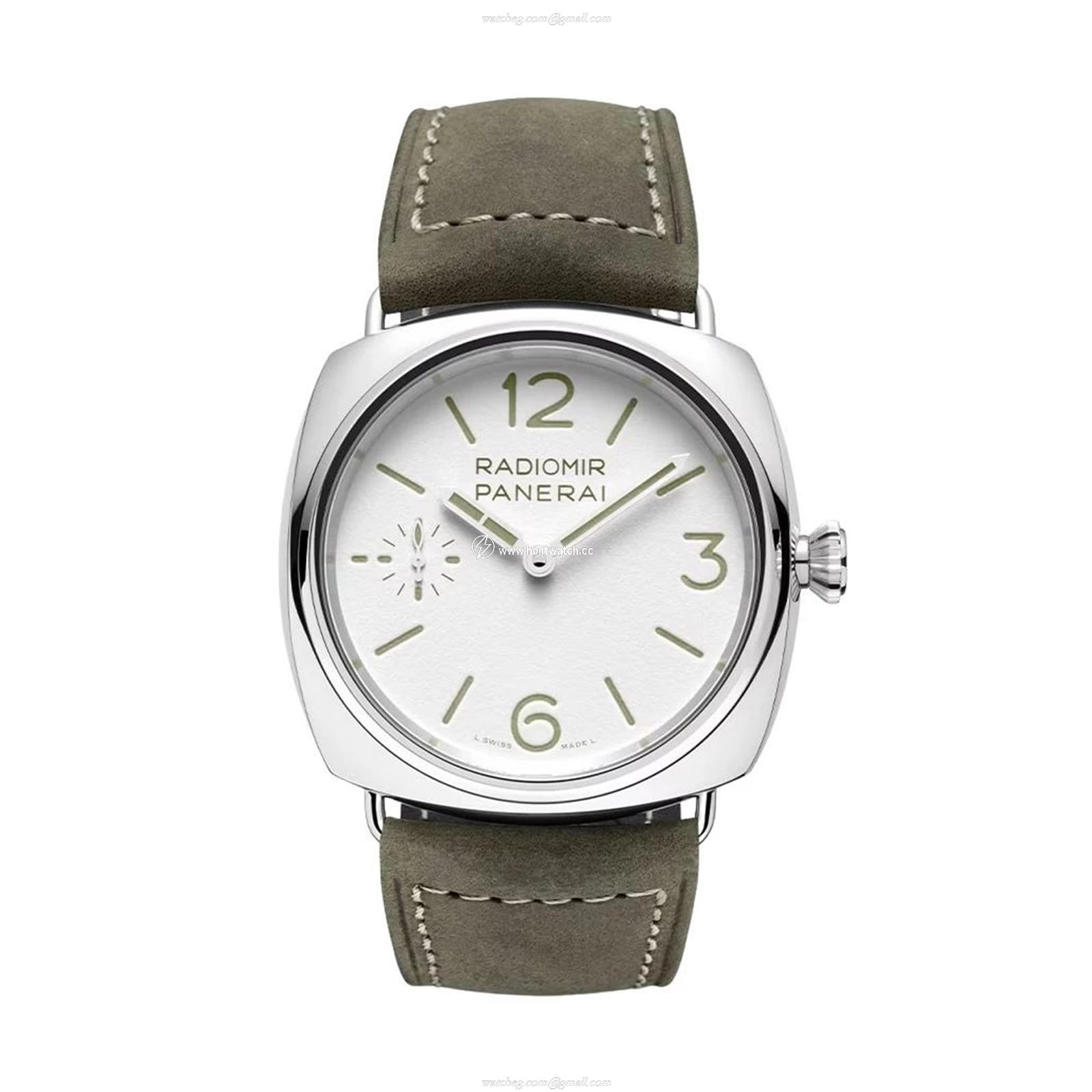 Panerai Radiomir PAM01384 - 45mm Stainless Steel Manual Winding White Dial