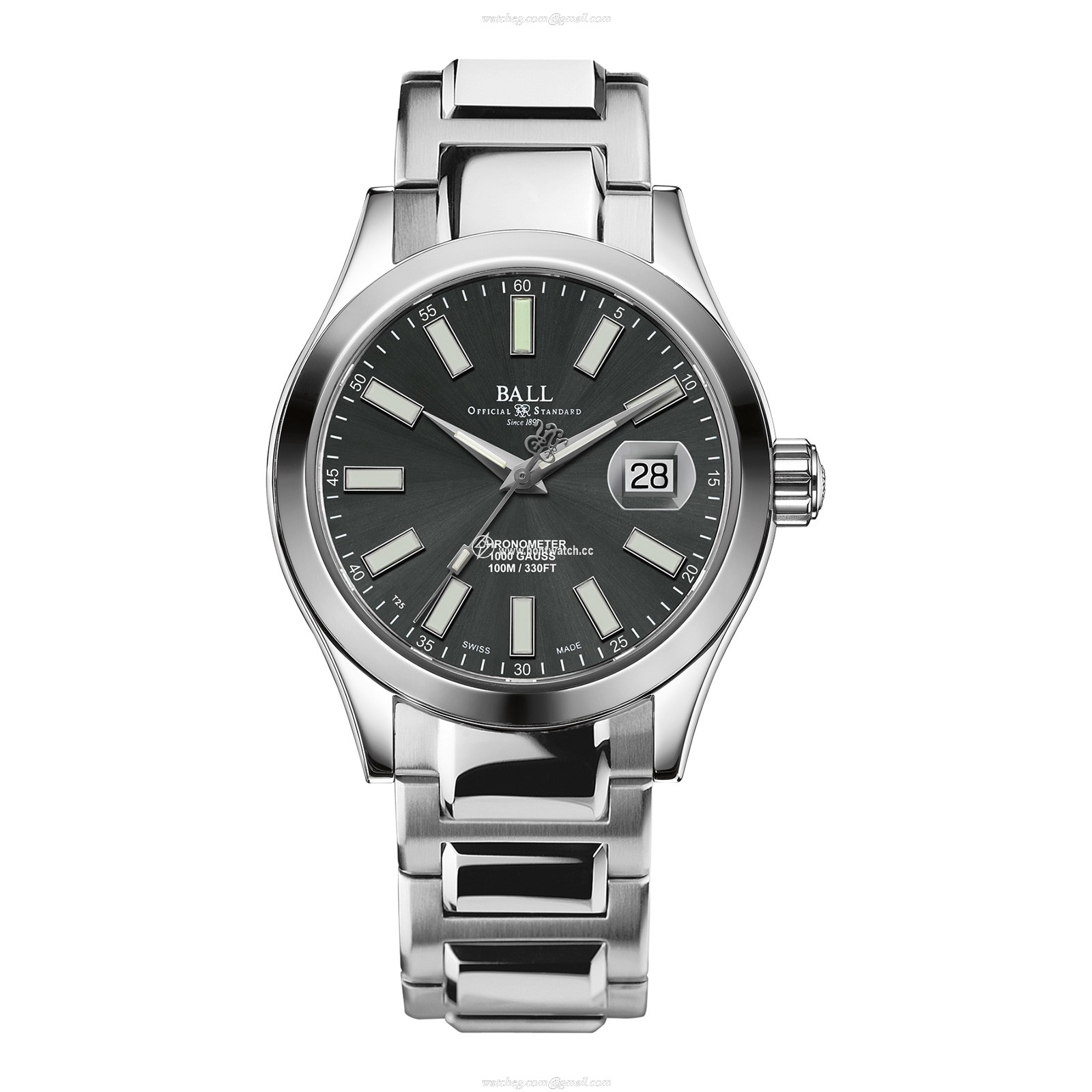 BALL Engineer III NM9026C Automatic Grey Watch - 40mm Stainless Steel
