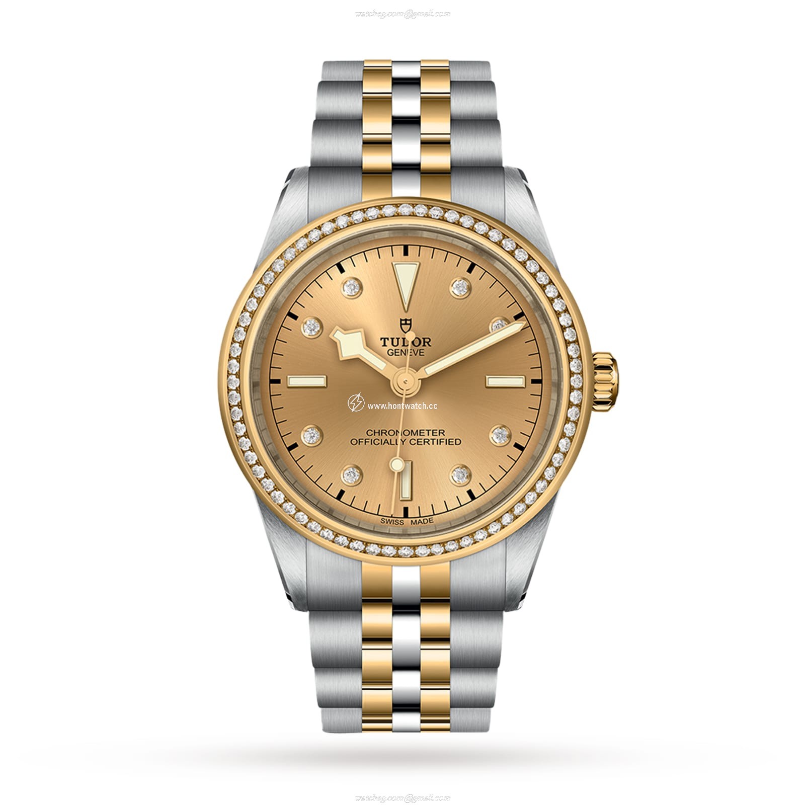 Tudor Black Bay M79673-0007 | 39mm Steel & Gold Automatic Watch - Champagne Dial