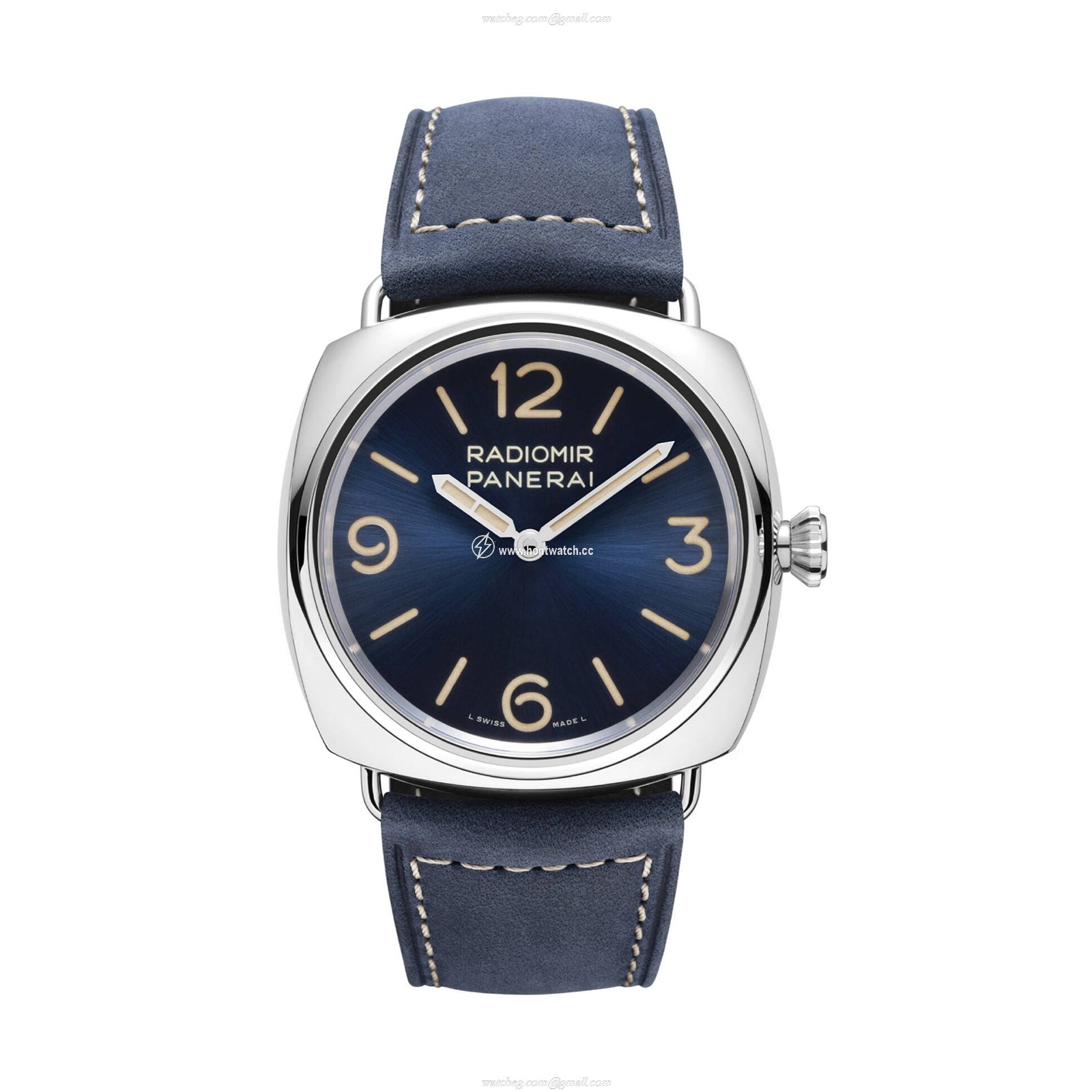 Panerai Radiomir PAM01383 - 45mm Blue Dial - Manual Winding - Stainless Steel