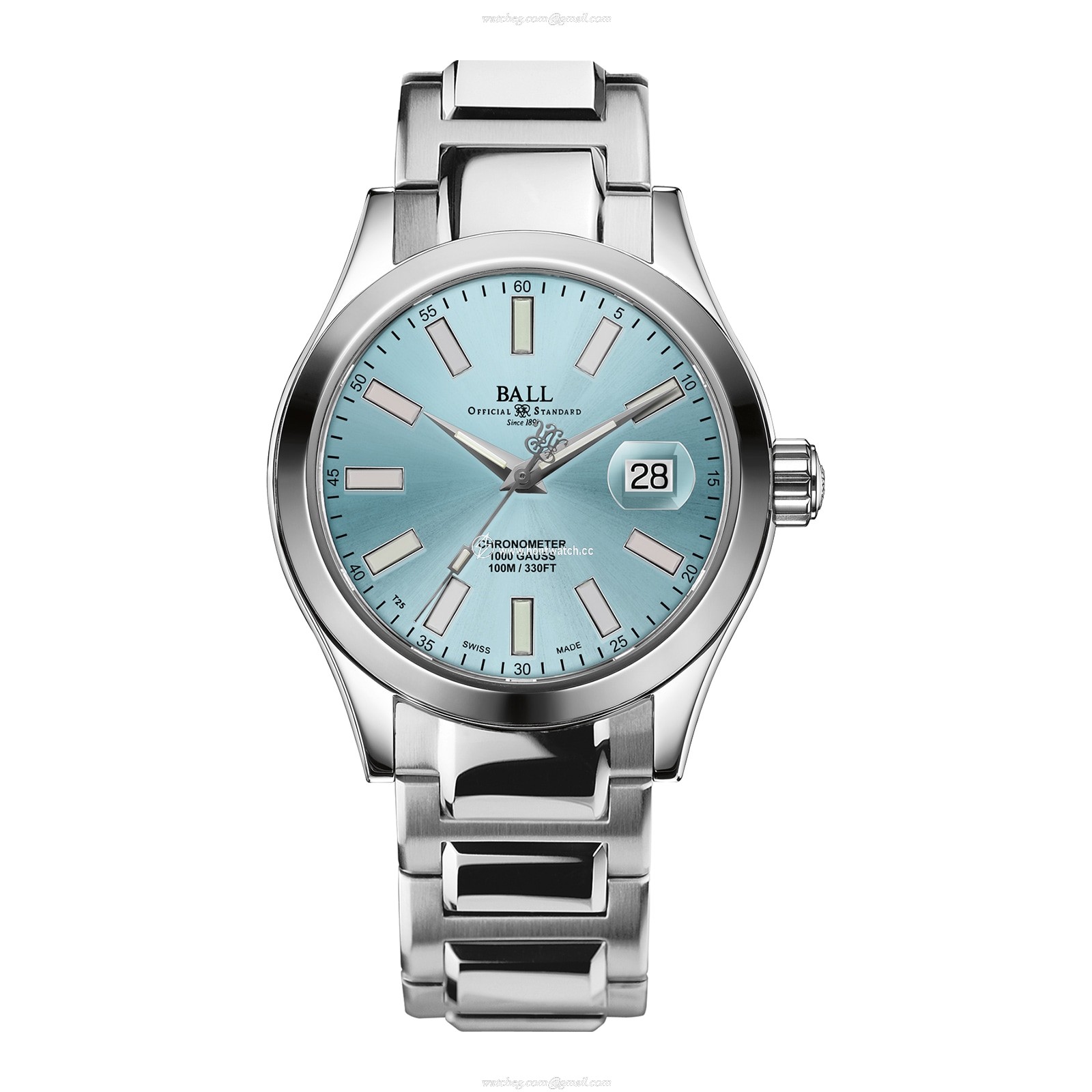 BALL Engineer III Automatic Watch - 40mm Blue Dial Stainless Steel