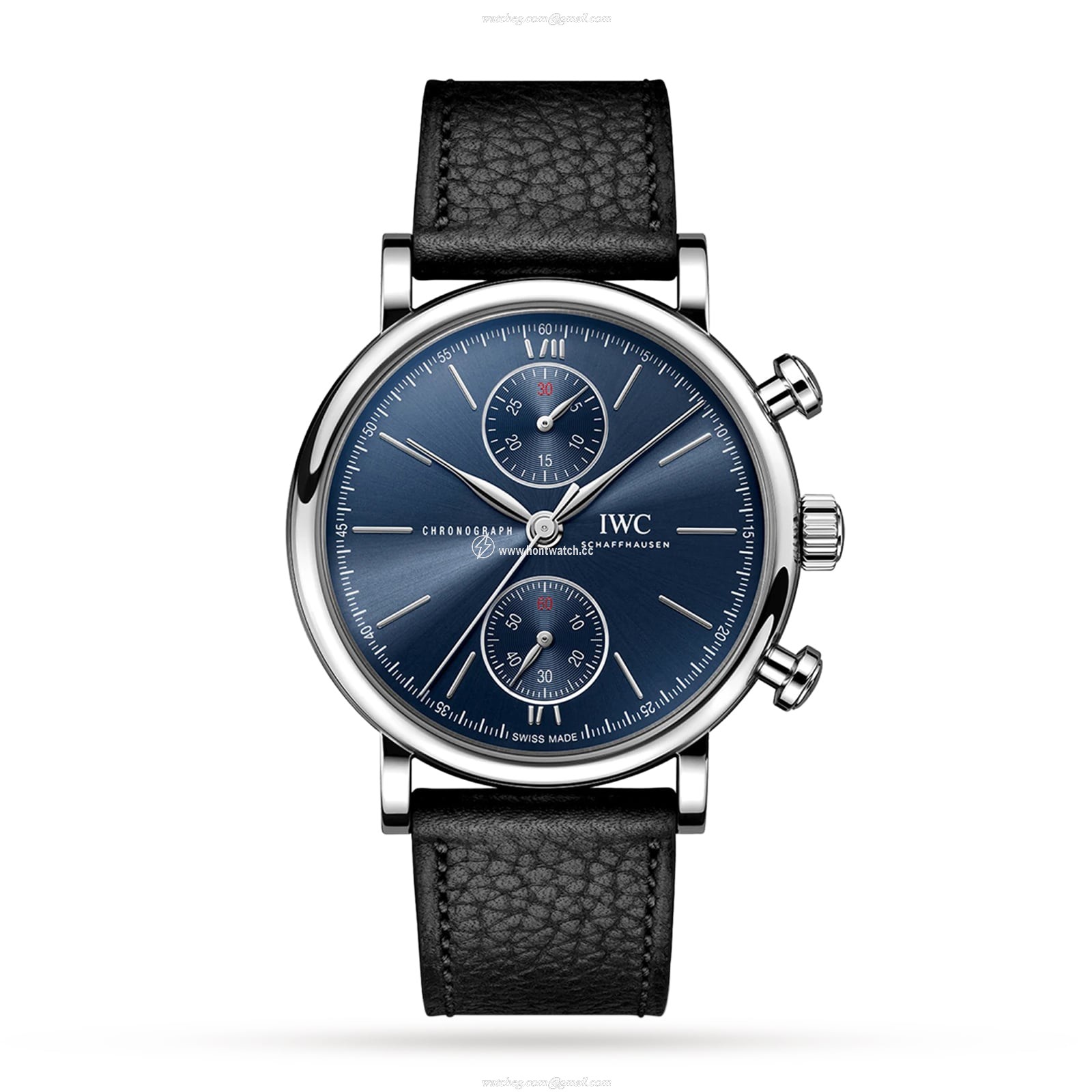 IWC Portofino IW391408 Automatic Chronograph - 39mm Blue Dial - Stainless Steel