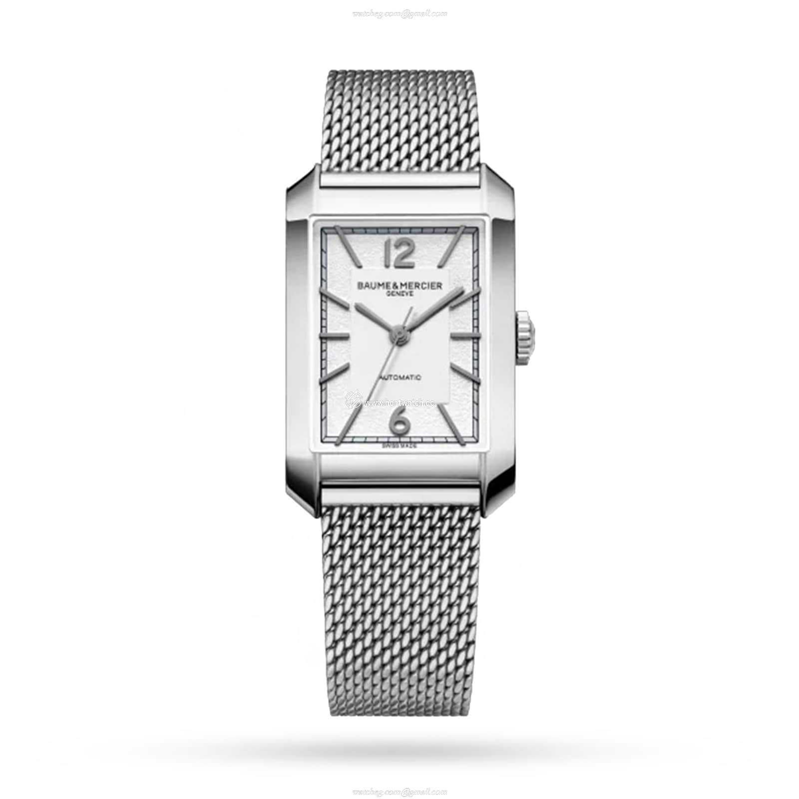 Baume & Mercier Hampton BM0A10672 Automatic Watch | Stainless Steel White Dial