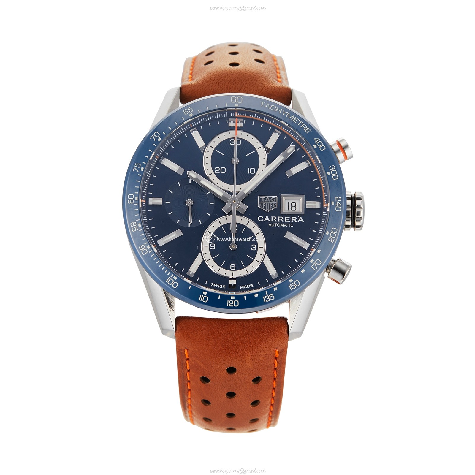 TAG Heuer Carrera CBM2112.FC6455 - 41mm Blue Automatic - Stainless Steel