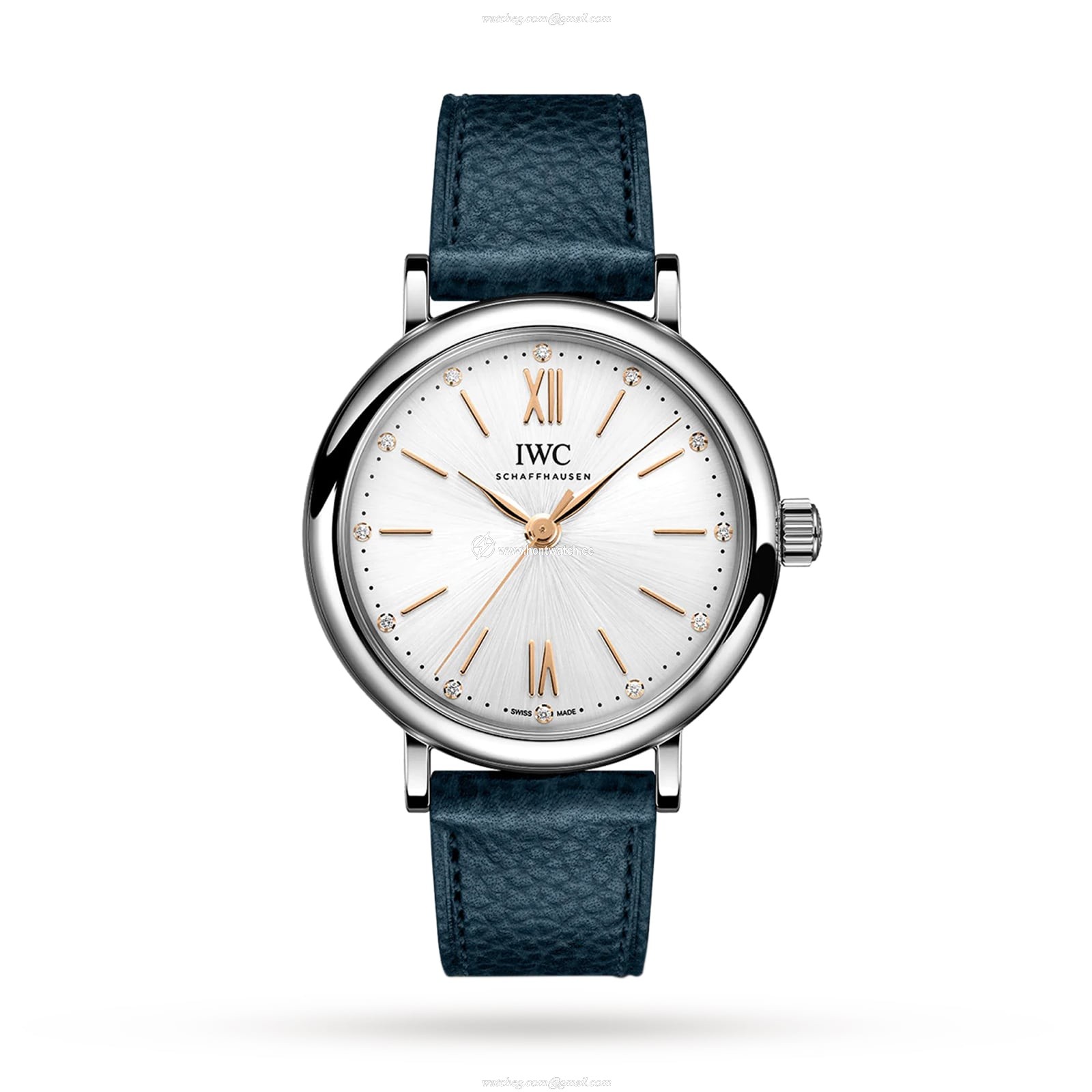 IWC Portofino IW357411 Automatic Watch - 34mm Stainless Steel Silver Dial