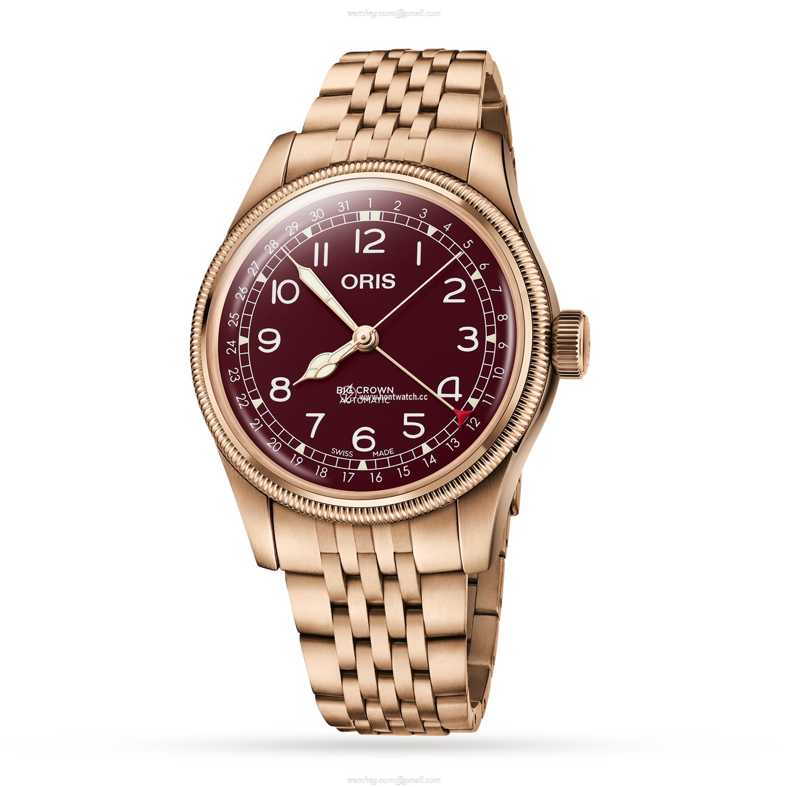 Oris Big Crown Bronze Automatic Red Replica - 40mm Case | Red Dial