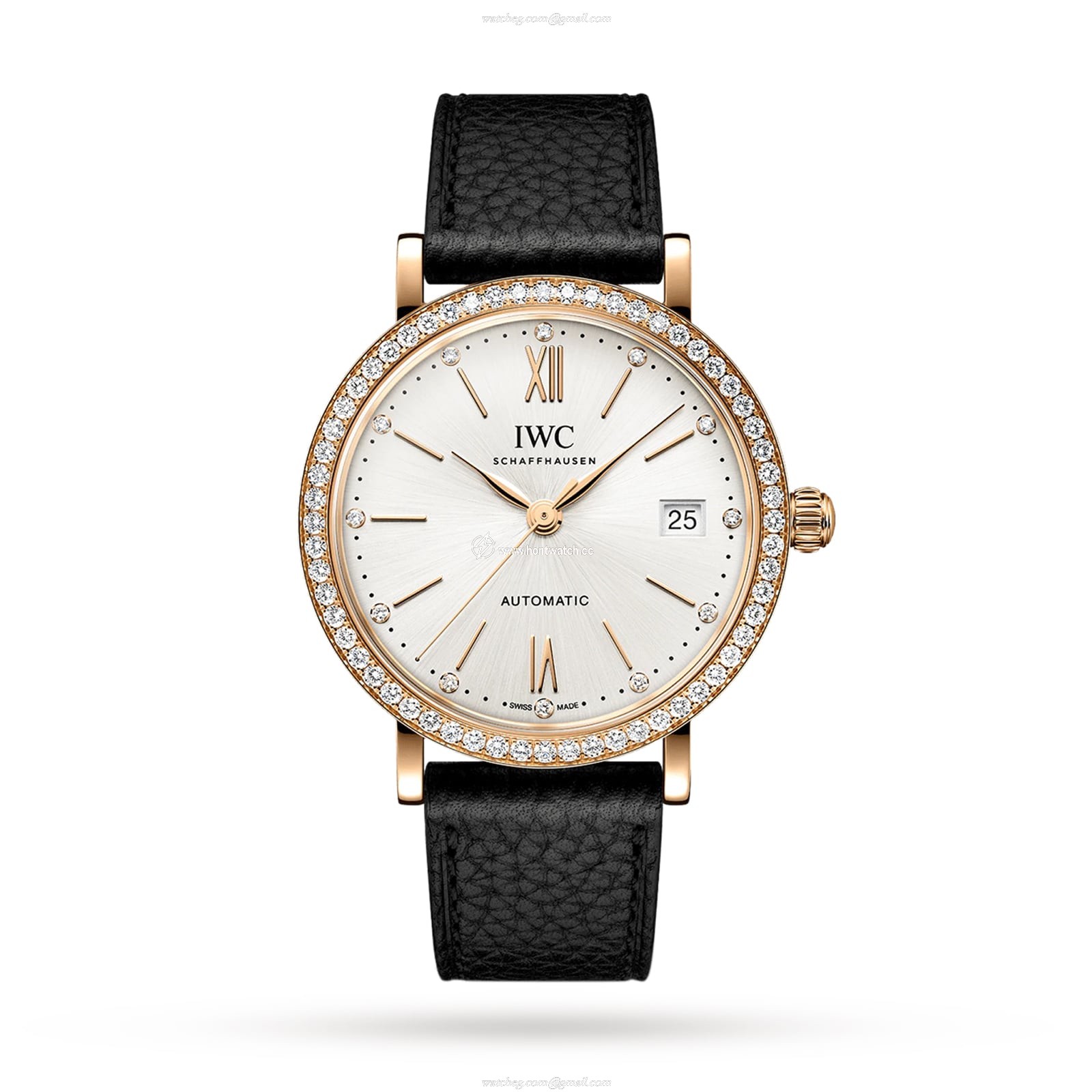 IWC Portofino IW658603 37mm Rose Gold Automatic Silver Dial Replica