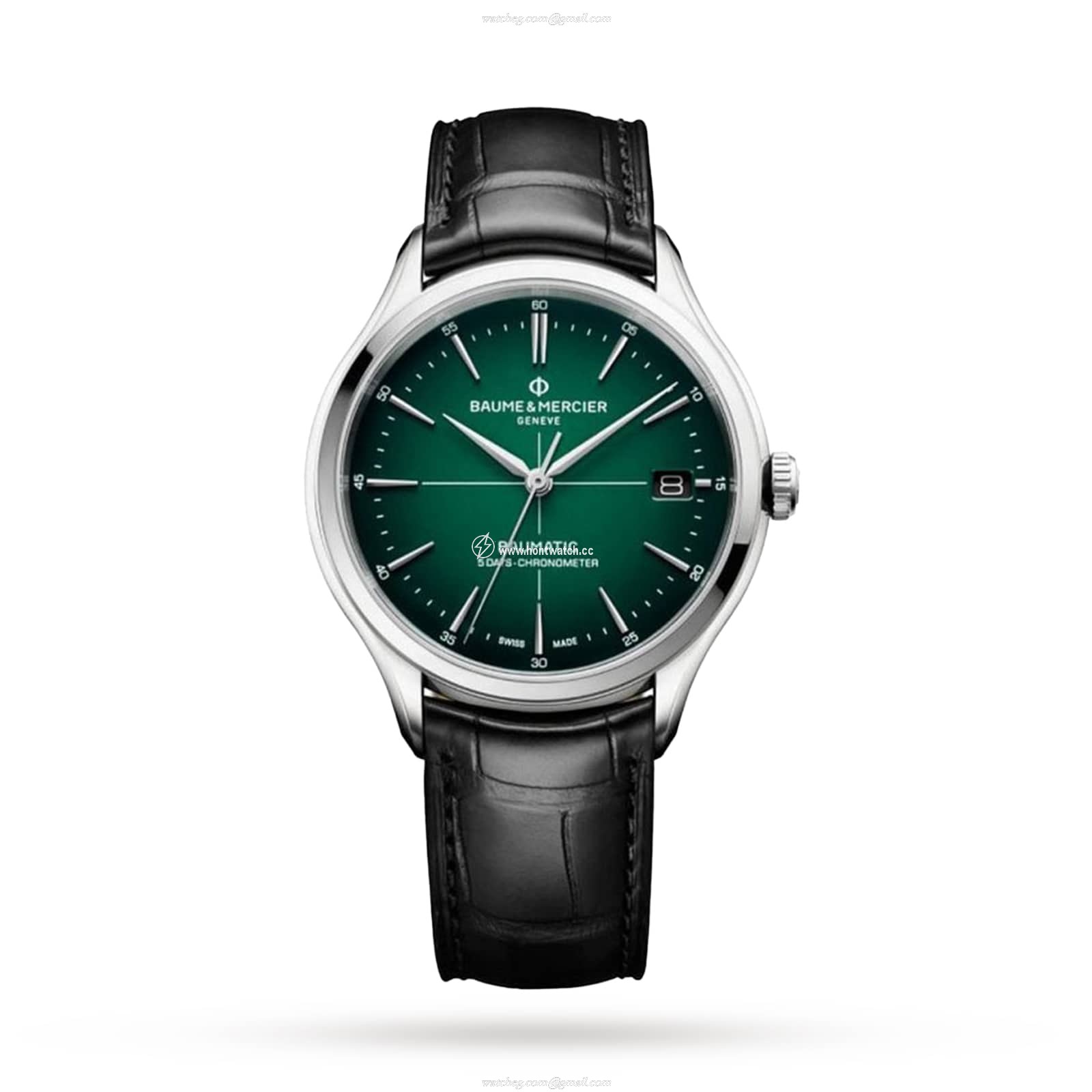 Baume & Mercier Clifton Automatic Green Dial - 42mm Stainless Steel Watch