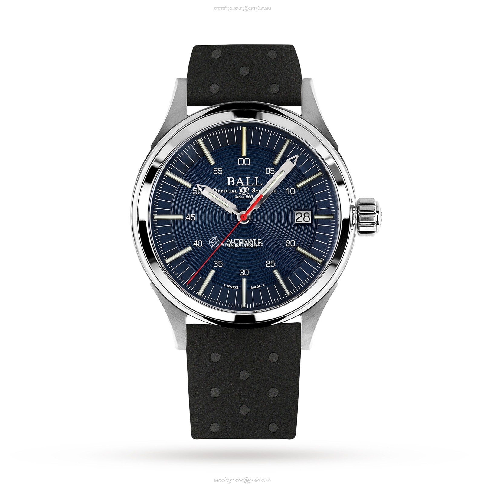 BALL Fireman NM2098C-P13-BE Automatic Watch - 40mm Blue Dial Stainless Steel