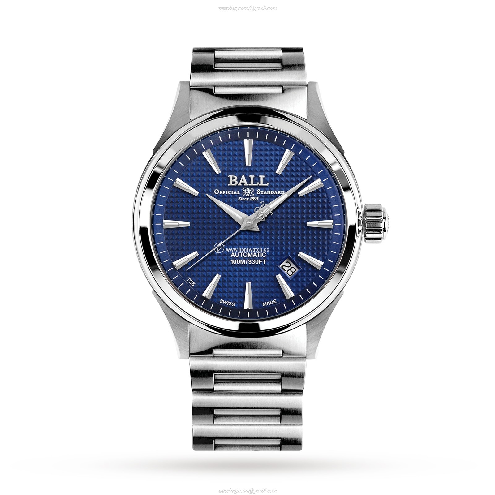 BALL Fireman NM2098C-S5J-BE Automatic Watch - 40mm Blue Dial Stainless Steel
