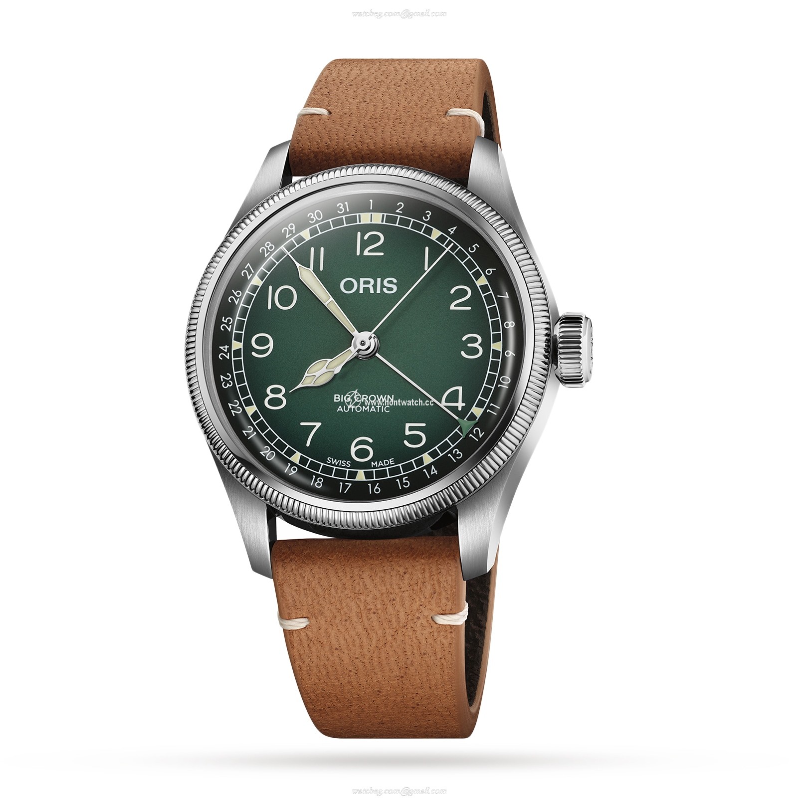 Oris Big Crown ProPilot Automatic Green Dial 38mm Stainless Steel Watch
