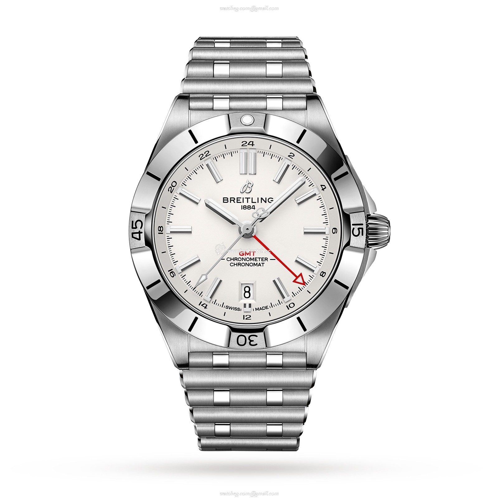 Breitling Chronomat A32398101A1A1 | 40mm Silver Dial | Automatic GMT Watch
