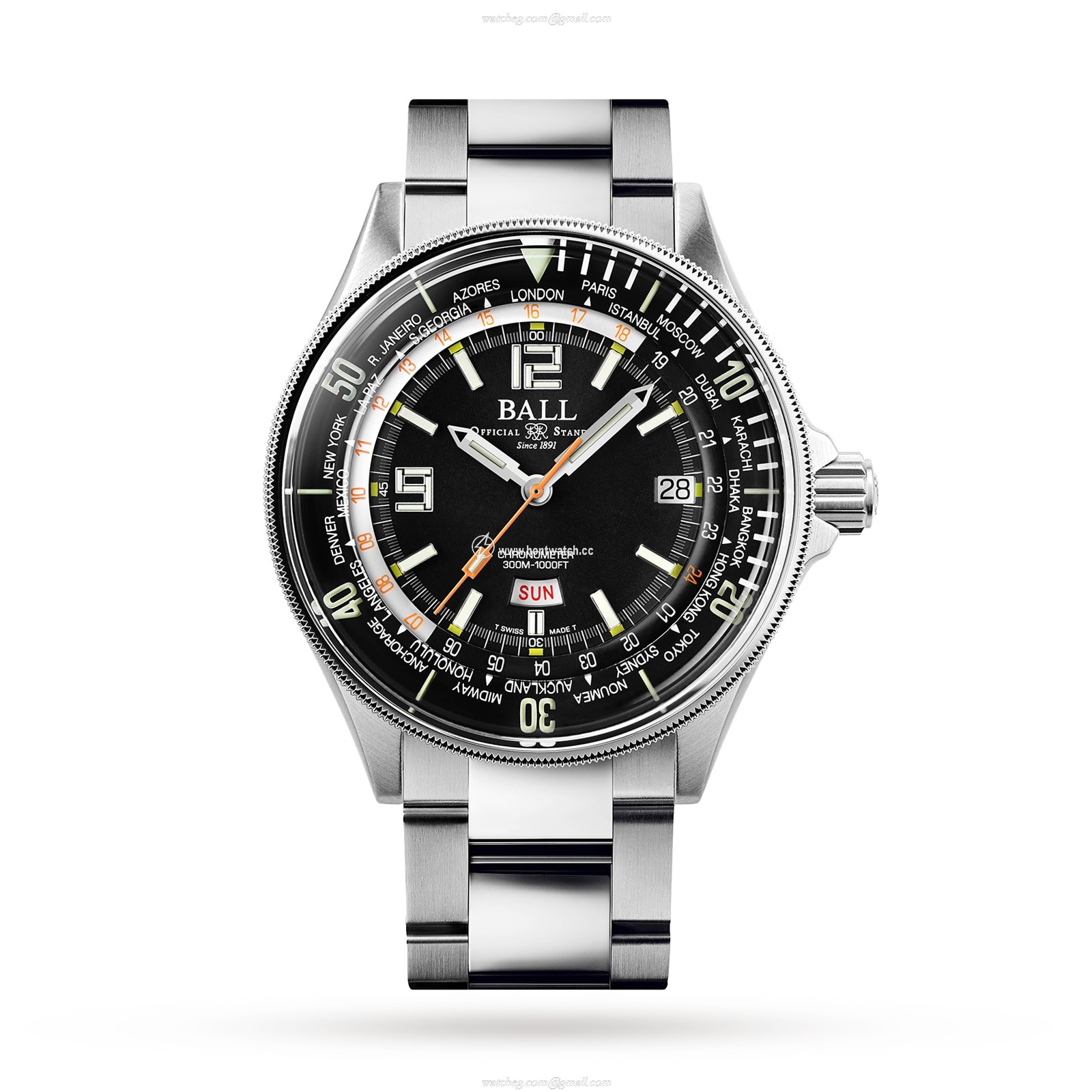 BALL Engineer Master II DG2232A-SC-BK | Automatic Black Dial | 42mm