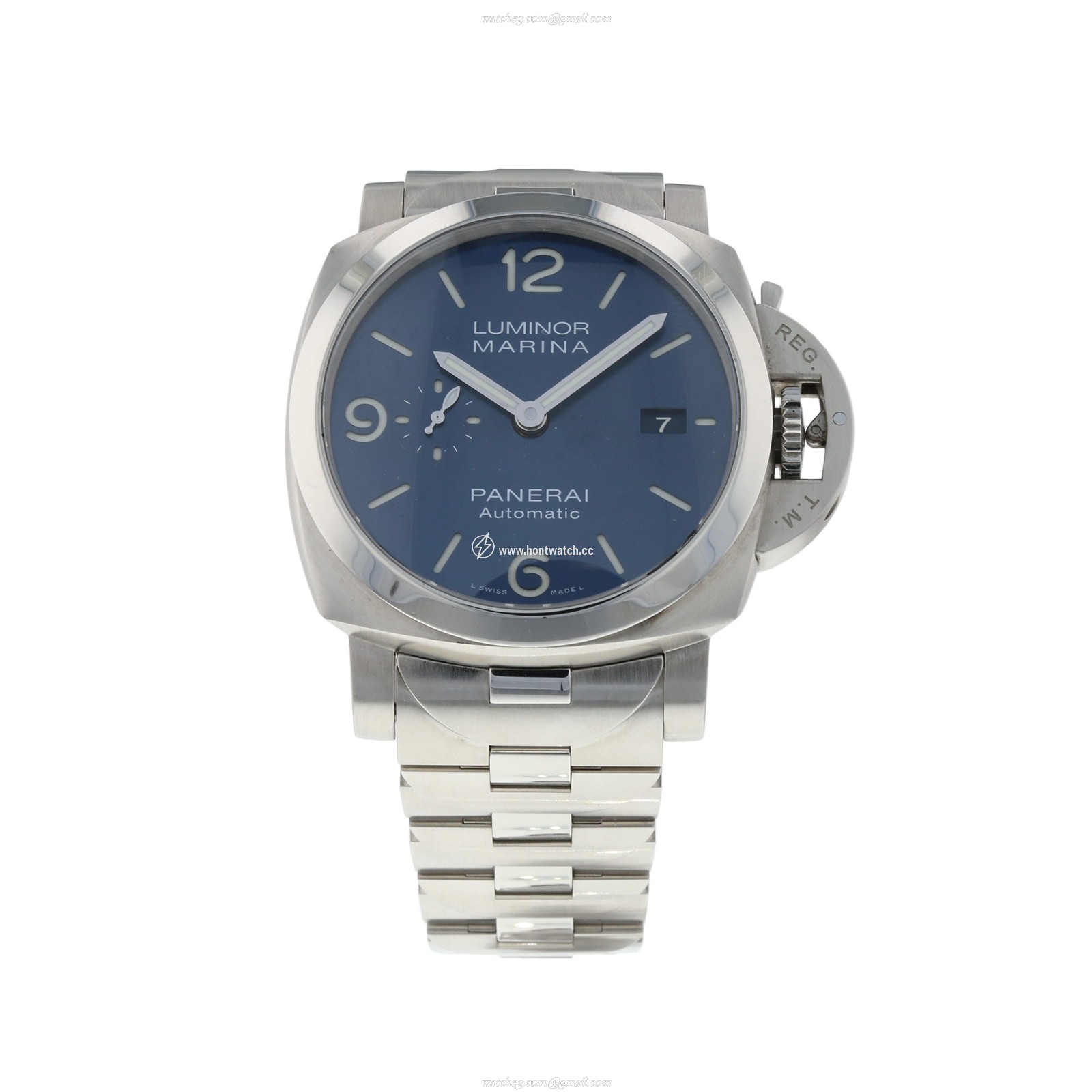 Panerai Luminor PAM01316 - 44mm Blue Dial Automatic Watch - Stainless Steel