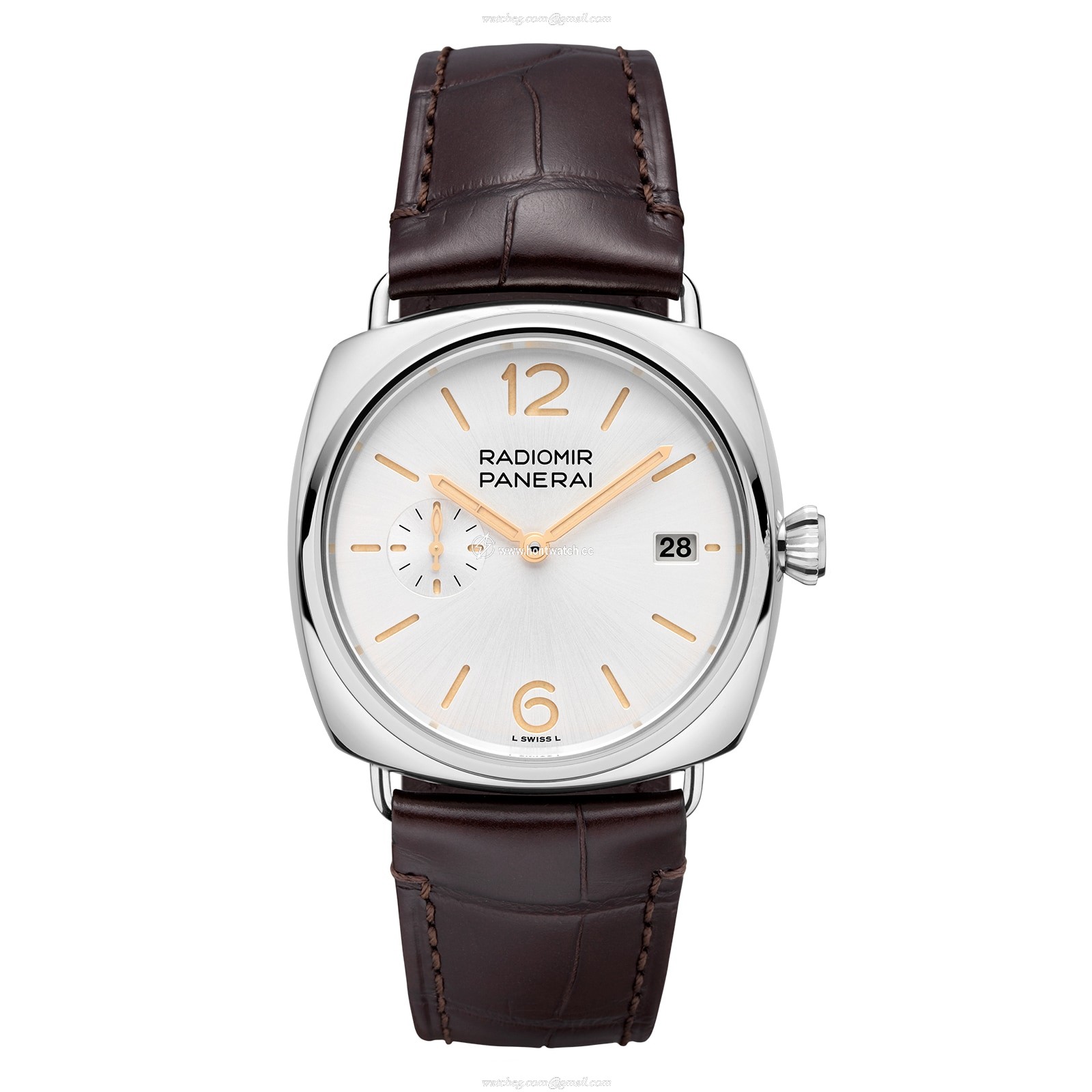Panerai Radiomir PAM01292 - 40mm Automatic Watch - White Dial & Steel Case