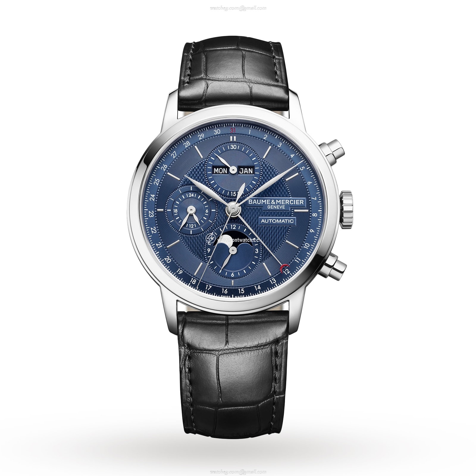 Baume & Mercier Classima M0A10484 - Automatic Blue Dial - 42mm Stainless Steel