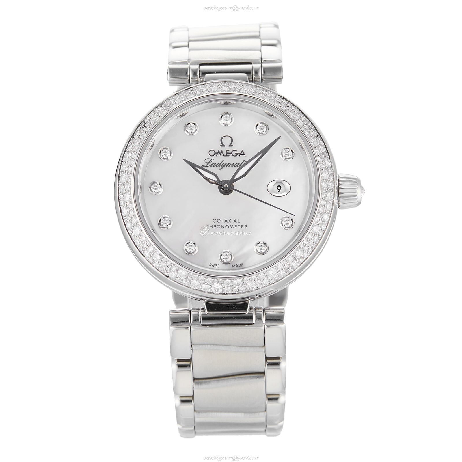 Omega De Ville 425.35.34.20.55.002 | 34mm Automatic | Mother of Pearl & Diamond Dial