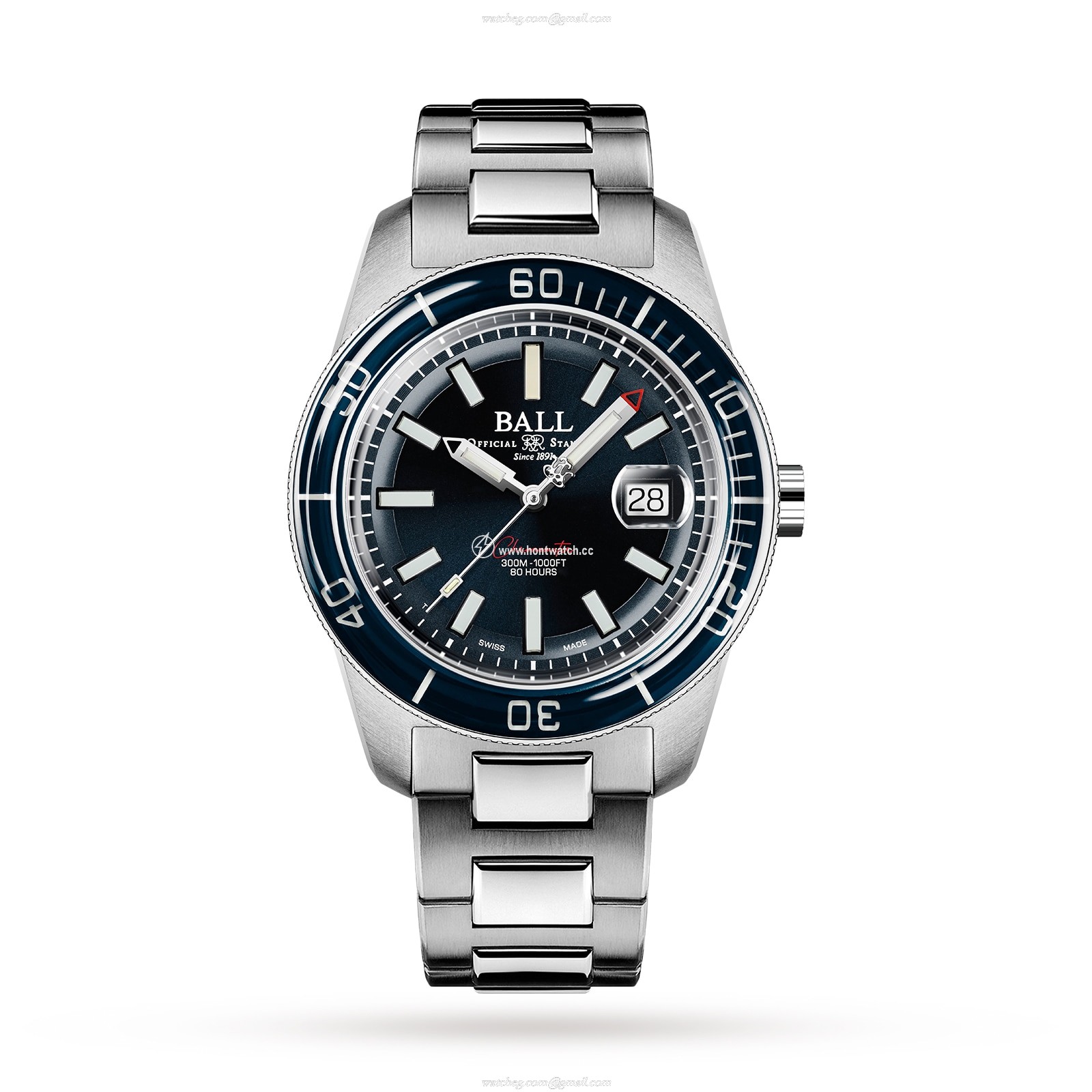 BALL Engineer M DD3100A-S2C-BE Automatic Blue Watch - 41.5mm Stainless Steel