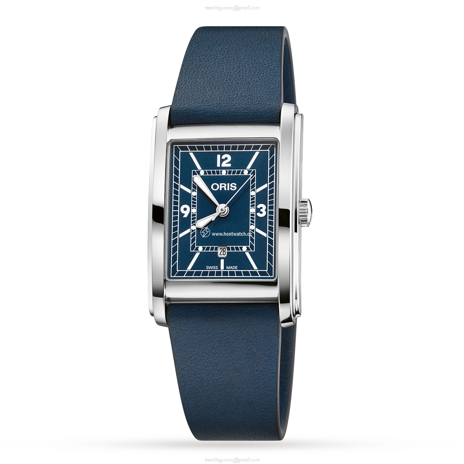 Oris Rectangular Automatic Silver Dial Watch | 25mm Stainless Steel