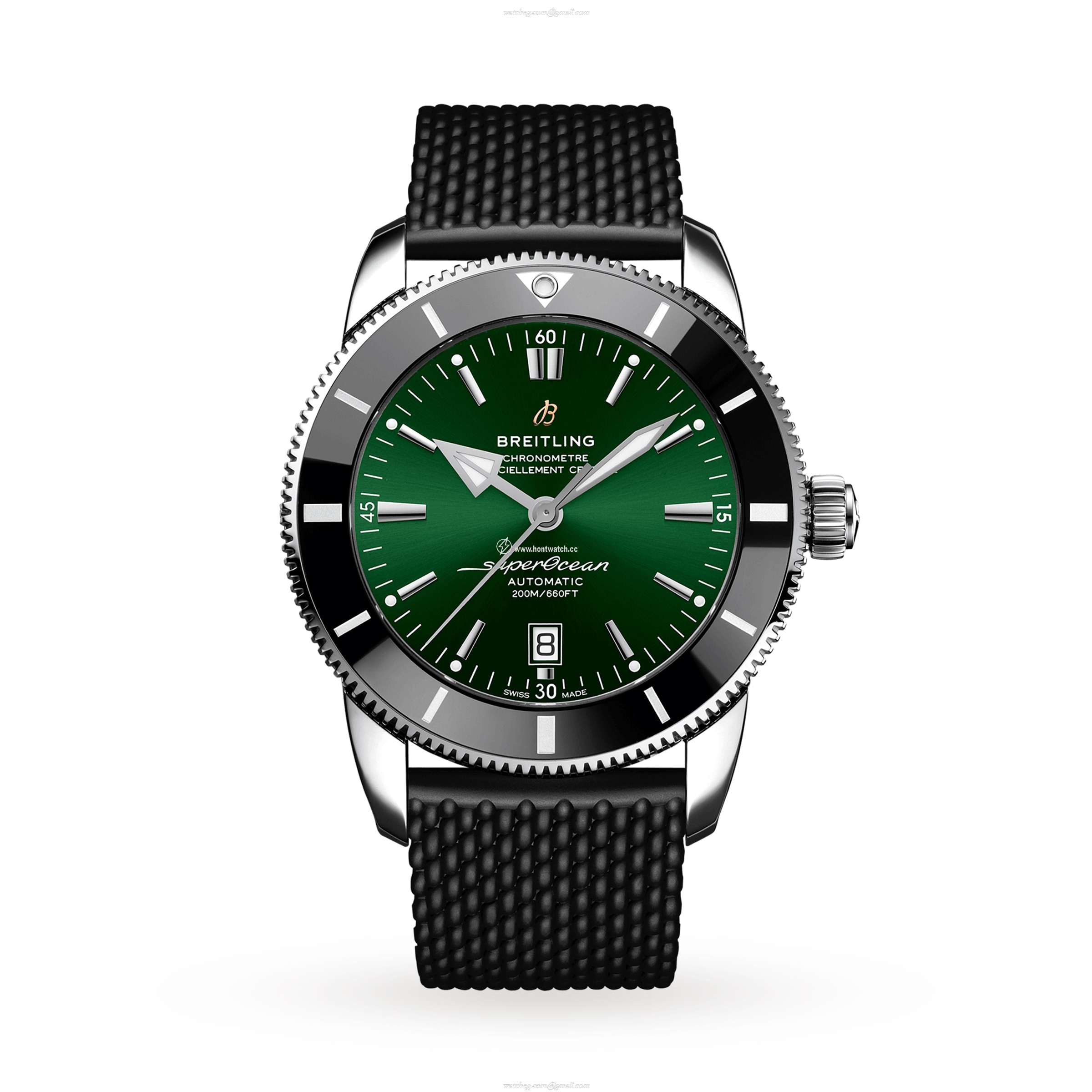 Breitling Superocean Heritage 46mm Automatic Green Dial - Stainless Steel Watch