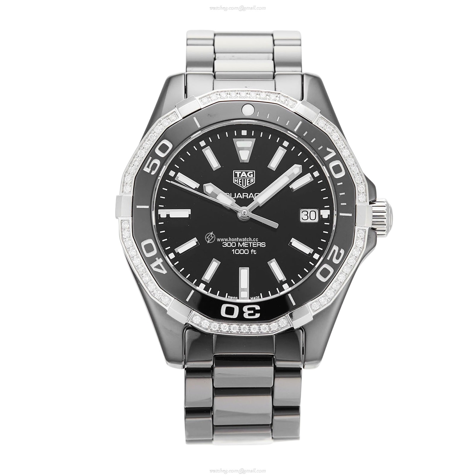 TAG Heuer Aquaracer WAY1395.BH0716 Ladies Watch | Ceramic | Quartz | 35mm