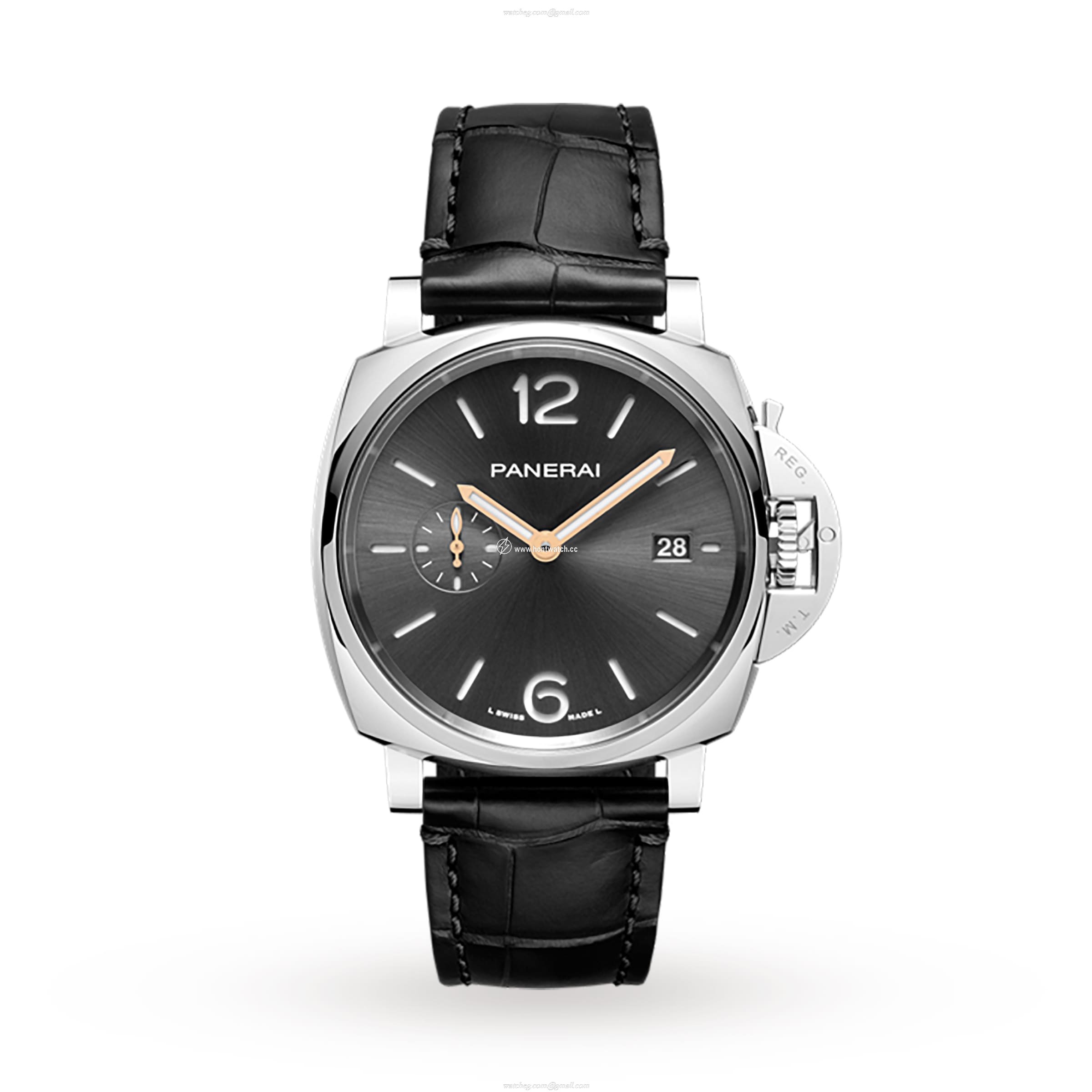 Panerai Luminor Due PAM01250 - 42mm Automatic Watch - Black Dial & Steel Case