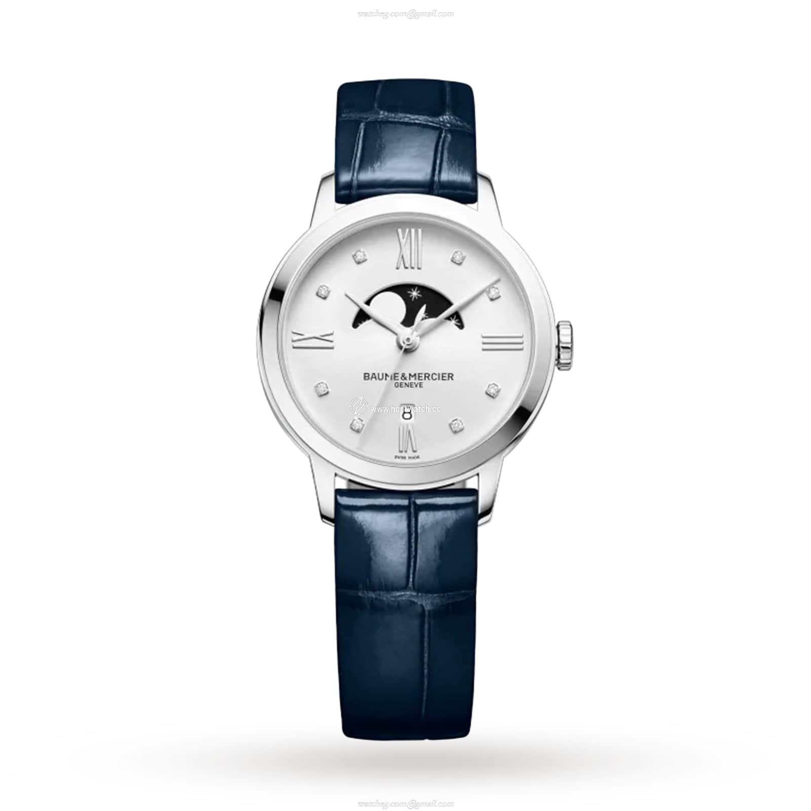Baume & Mercier Classima BM0A10329 | Ladies Silver Dial Diamond Watch | Quartz