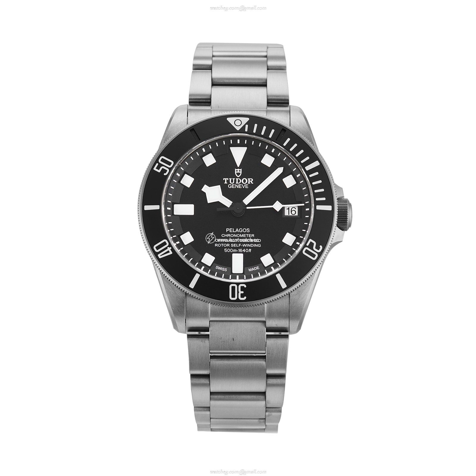 Tudor Pelagos 25600T - 42mm Titanium Automatic Watch - Black Dial
