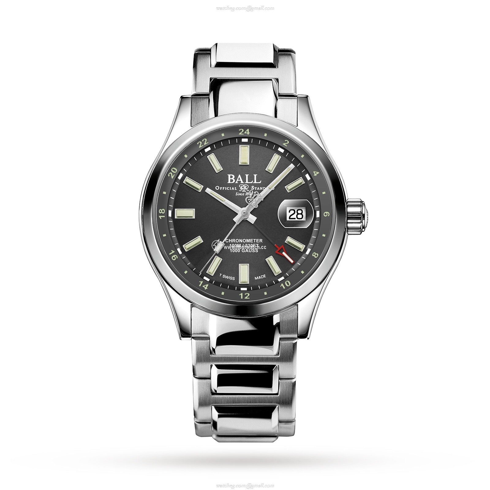 BALL Engineer III GM9100C-S2C-GY Automatic Grey Watch | 41mm Stainless Steel