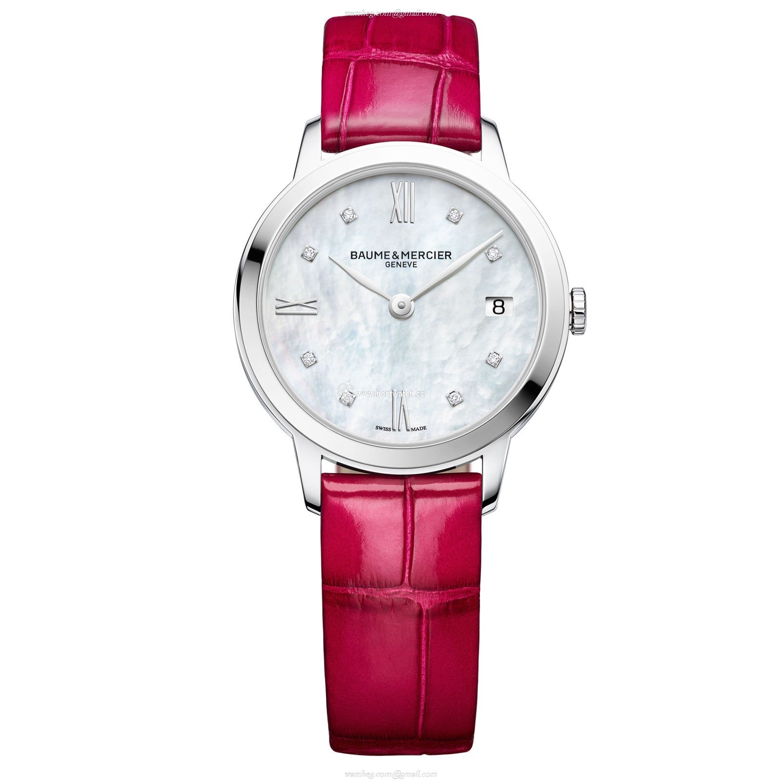 Baume & Mercier Classima M0A10325 Ladies Watch - Stainless Steel & Mother of Pearl