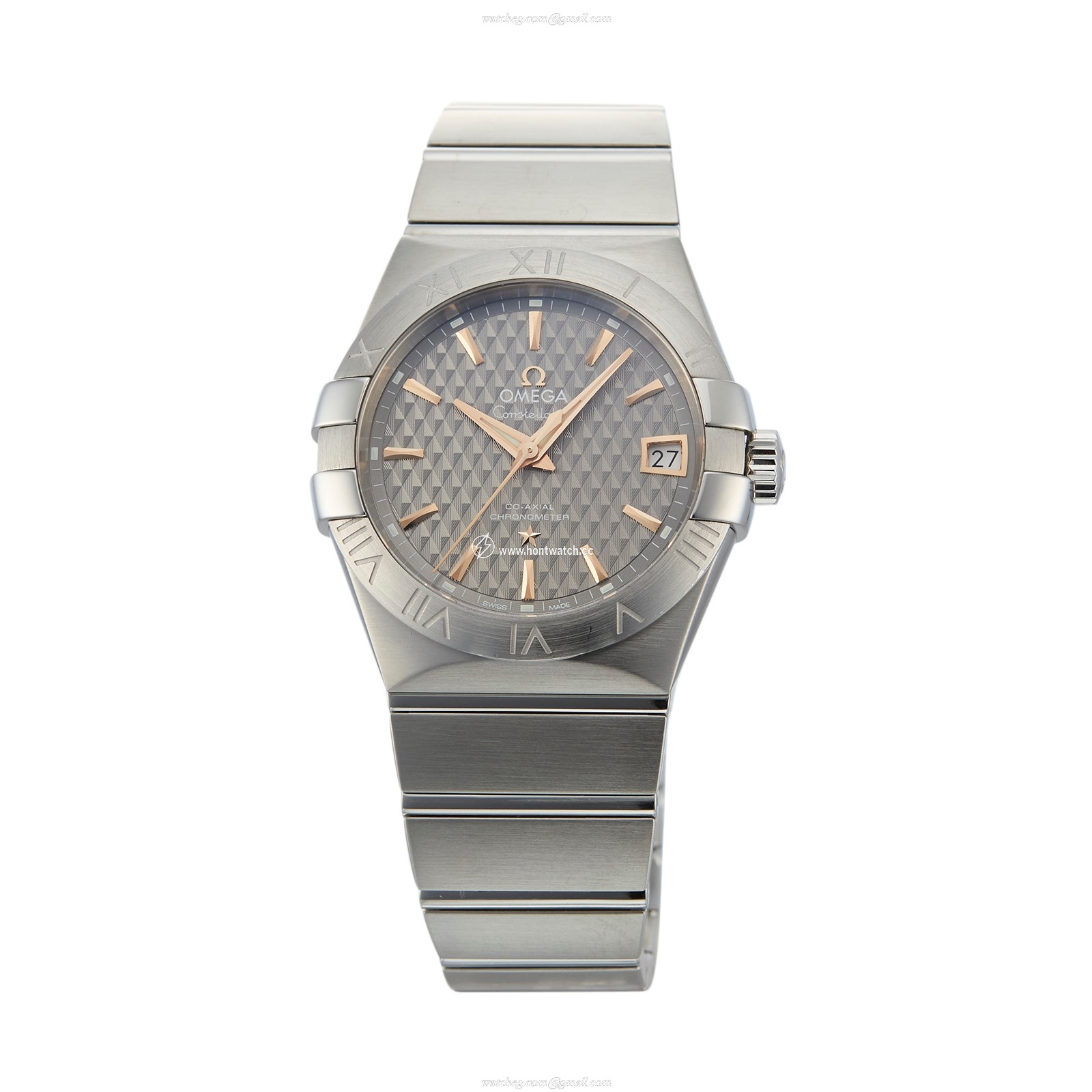Omega Constellation 38mm Automatic Grey Dial Stainless Steel Watch