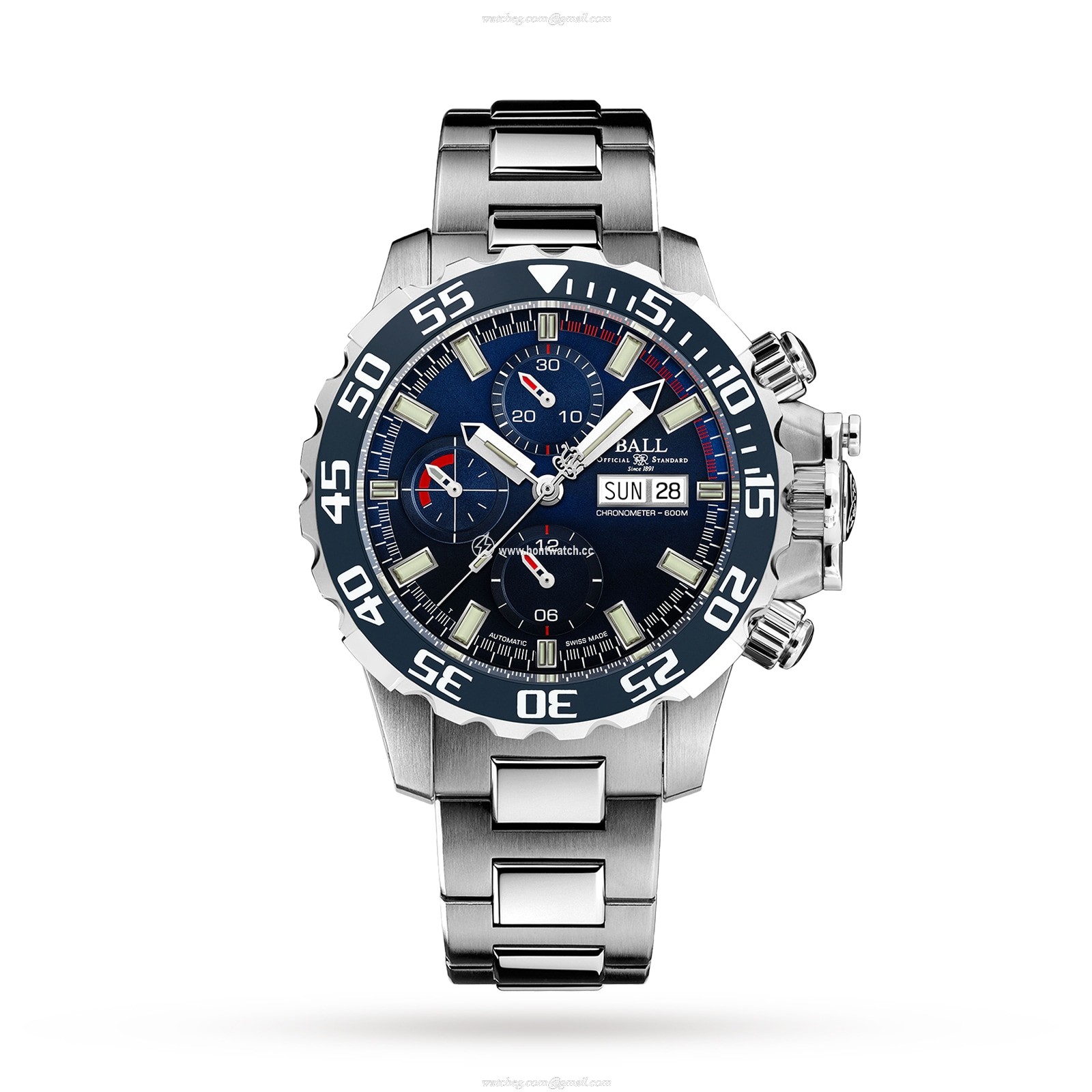 BALL Engineer Hydrocarbon DC3226A-S3C-BE | Titanium Automatic Blue Watch