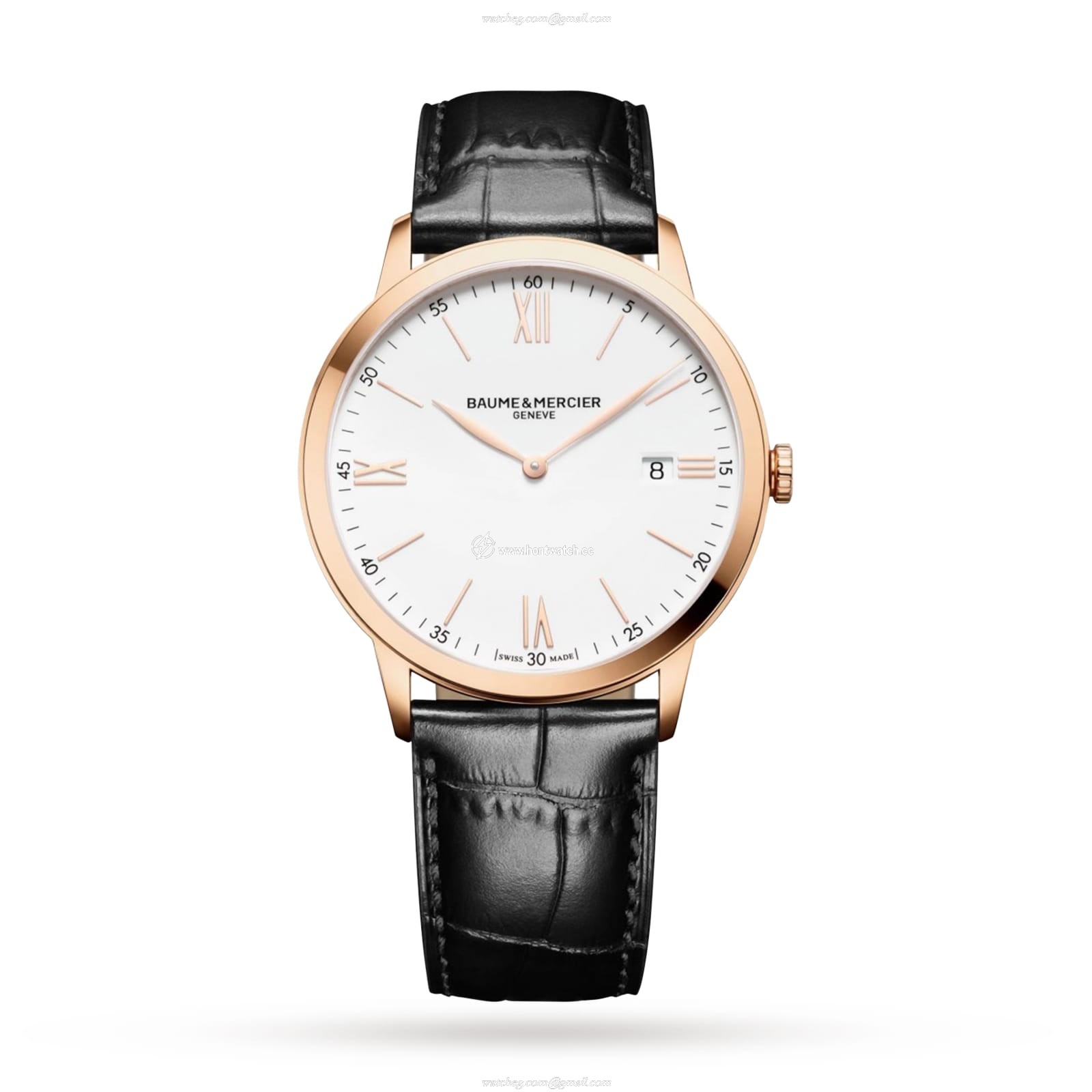 Baume & Mercier Classima M0A10441 - Quartz Watch - White Dial - PVD Plating