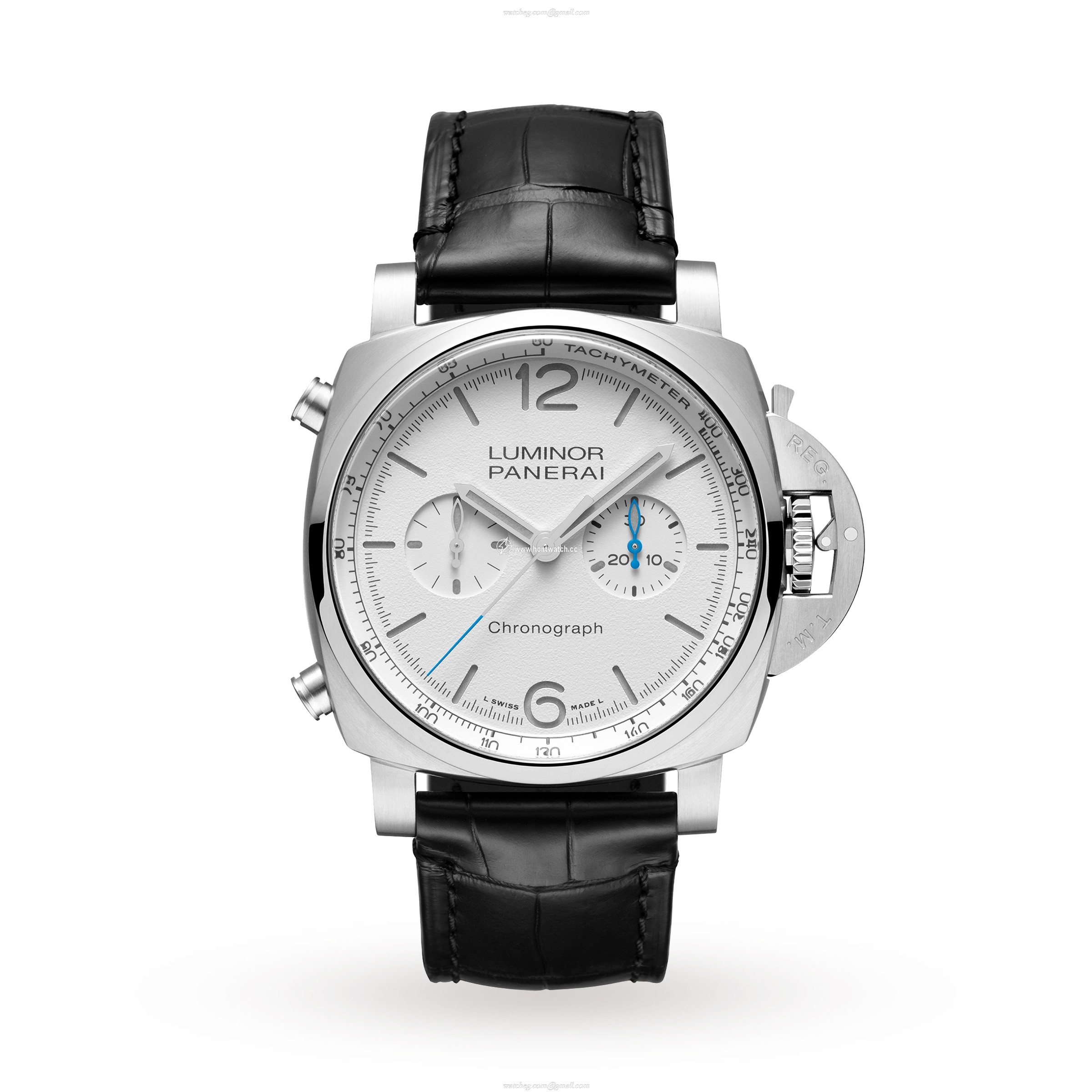 Panerai Luminor PAM01218 Automatic Watch - 44mm Stainless Steel, White Dial