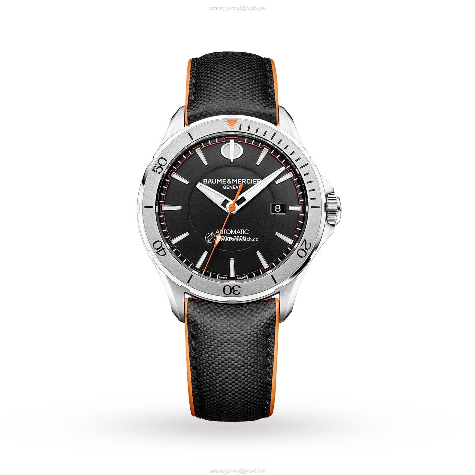 Baume & Mercier Clifton M0A10338 Automatic Watch - 42mm Black Dial