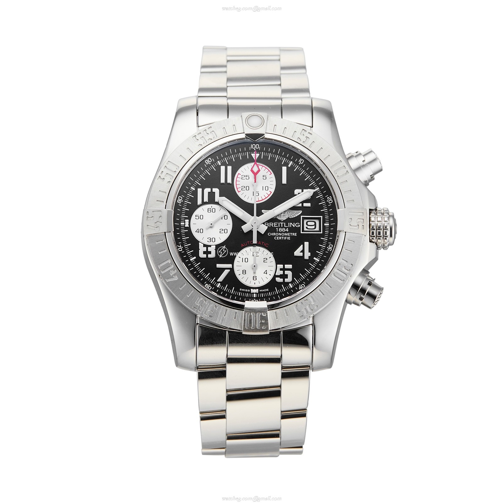 Breitling Avenger II A1338111/BC33 | 43mm Automatic Black Dial | Stainless Steel