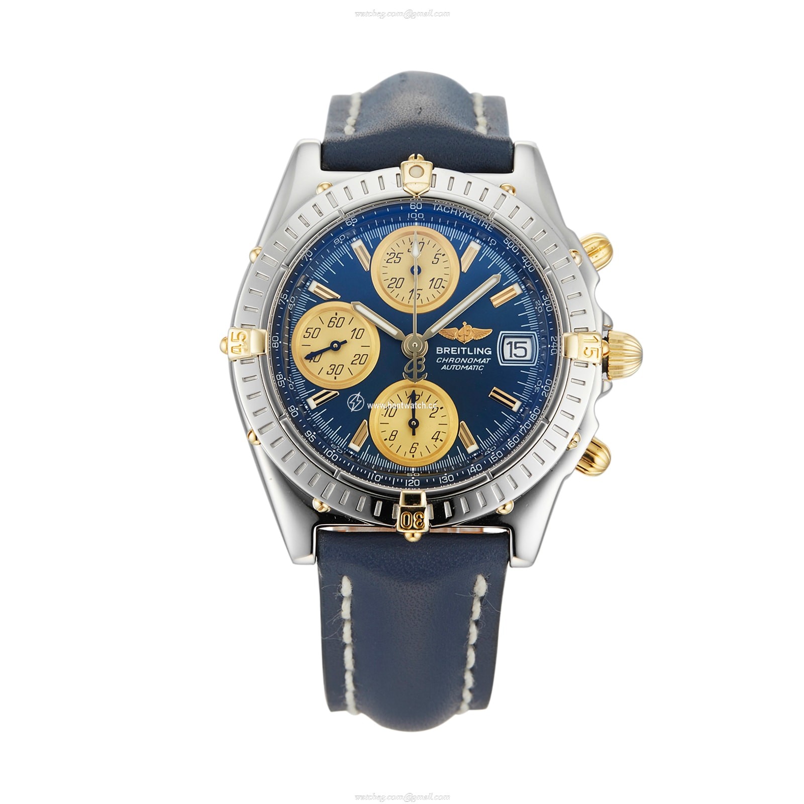 Breitling Chronomat B13350 Automatic | 40mm Steel & Gold | Blue Dial